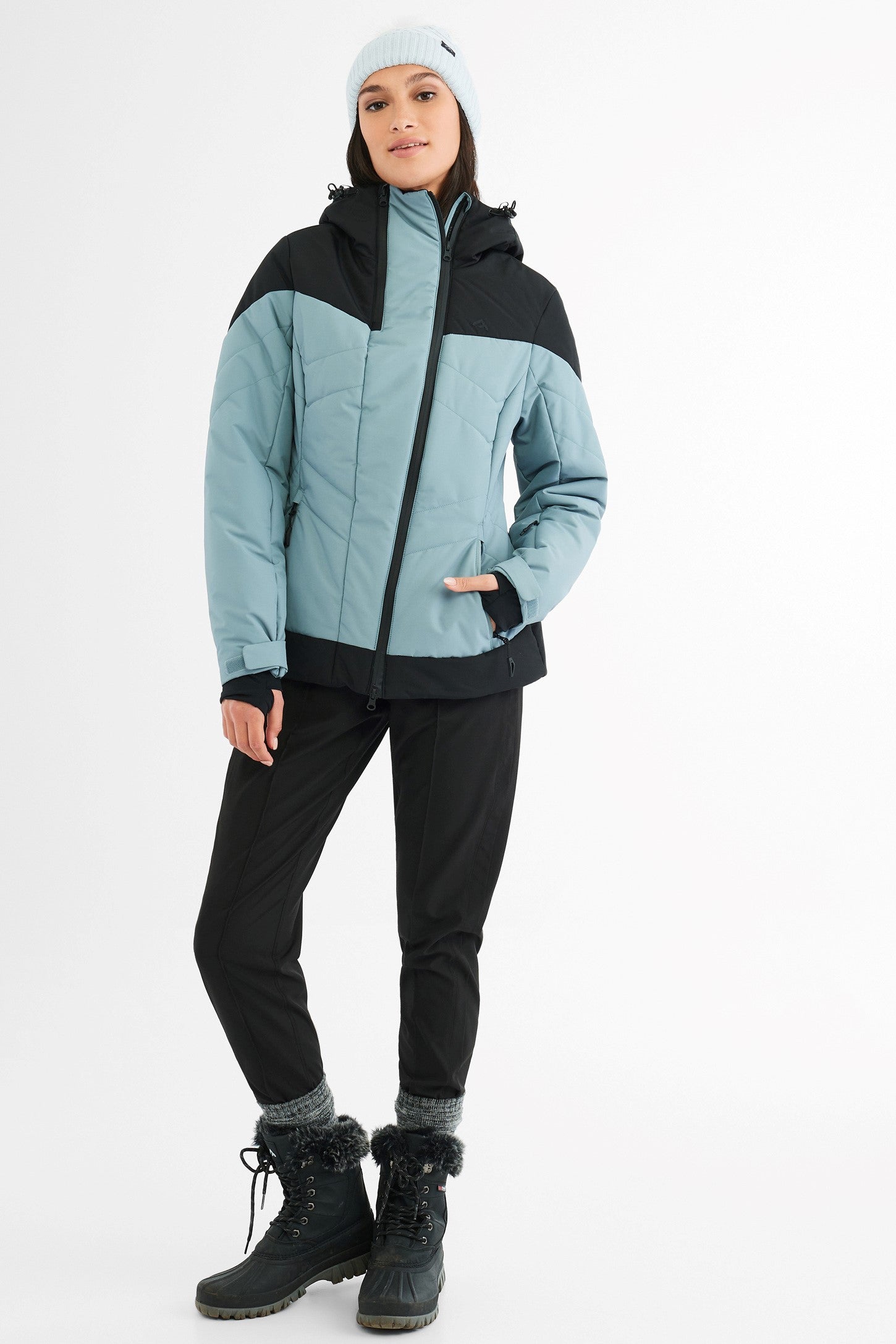 Manteau de ski hiver BM - Femme && BLEU ACIER