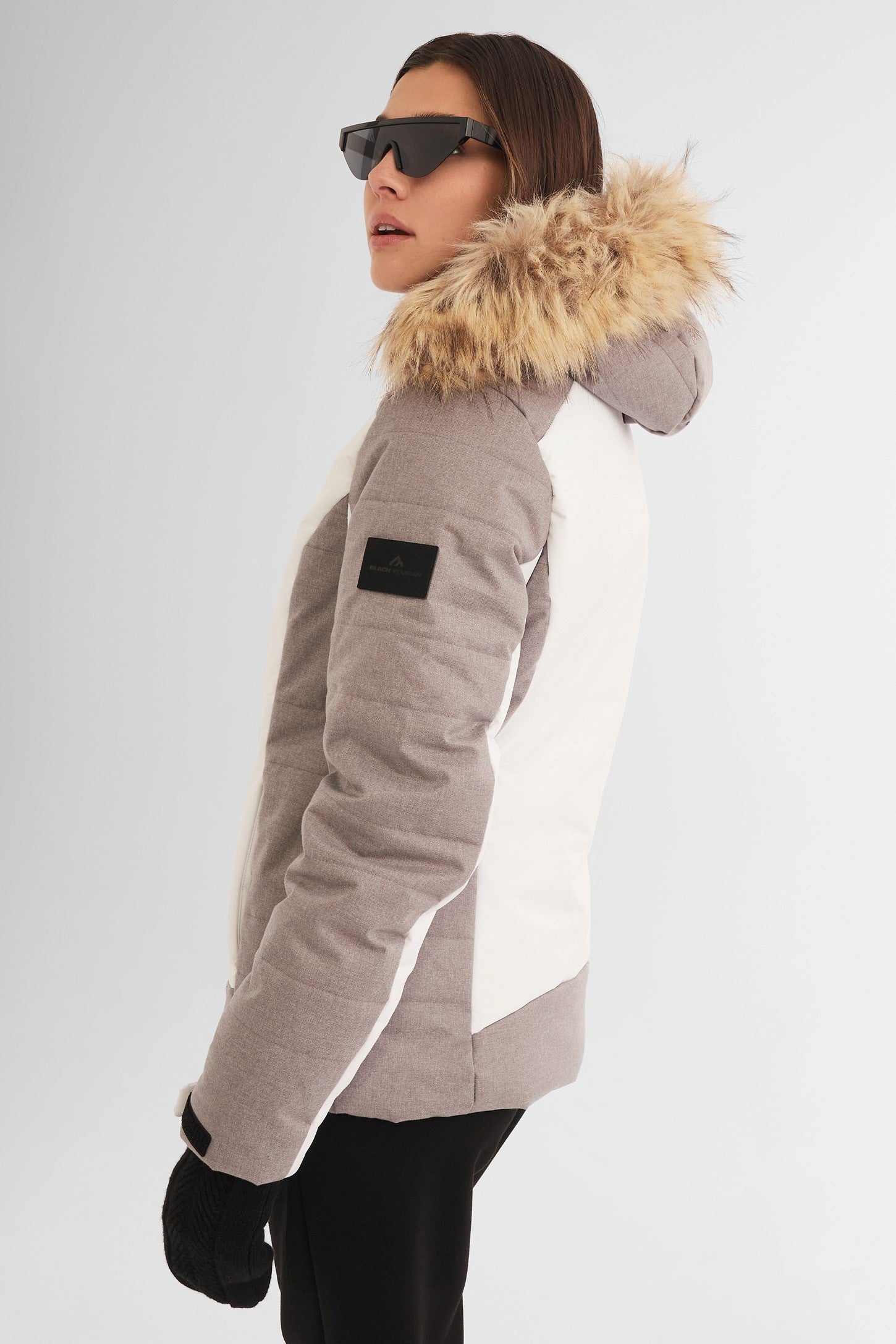 Manteau de ski hiver BM - Femme && BLANC