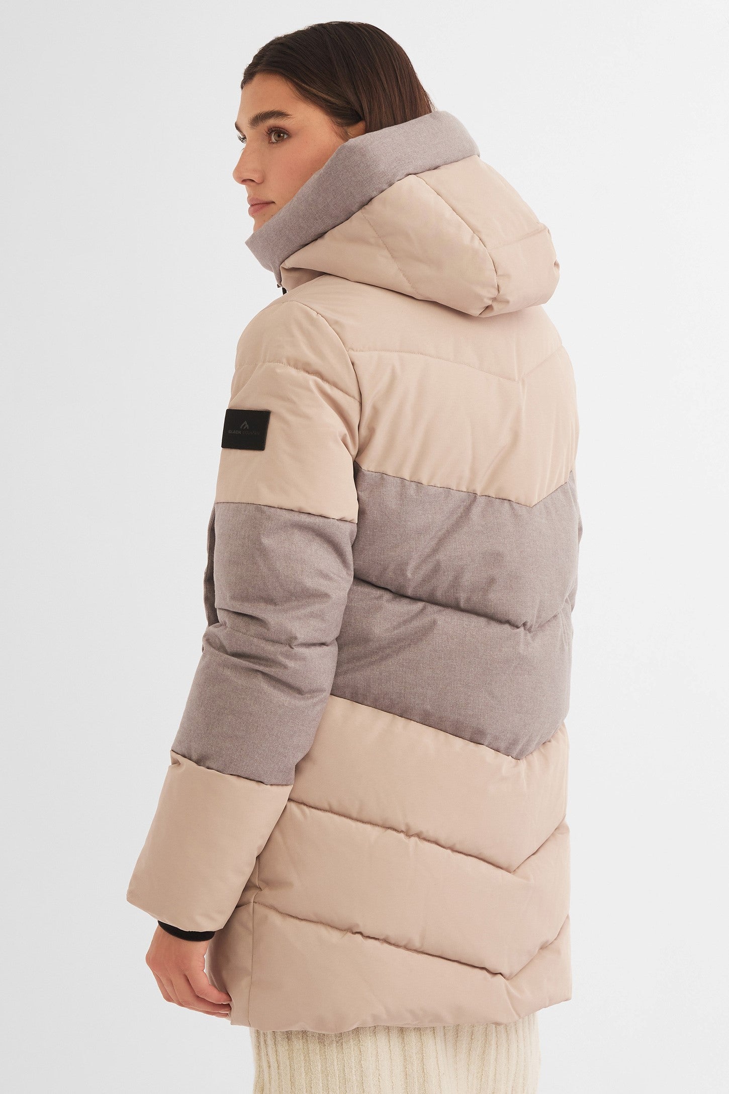 Manteau d'hiver matelassé BM - Femme && BEIGE