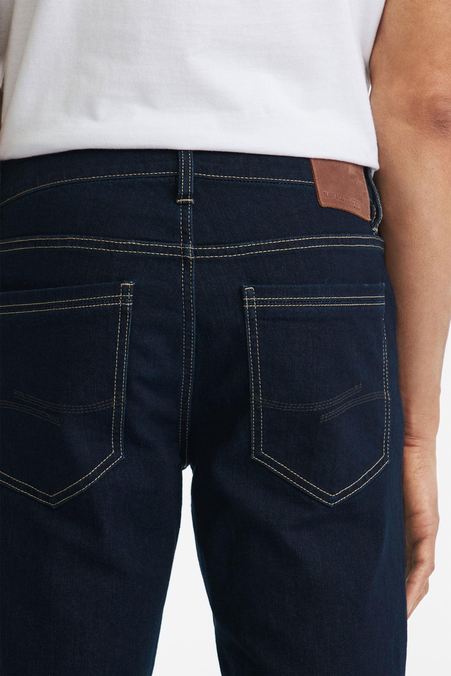 Jeans 5 poches coupe régulière 34'' - Homme && MARIN