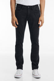 Jeans 5 poches coupe ajustée 30'' - Homme && NOIR