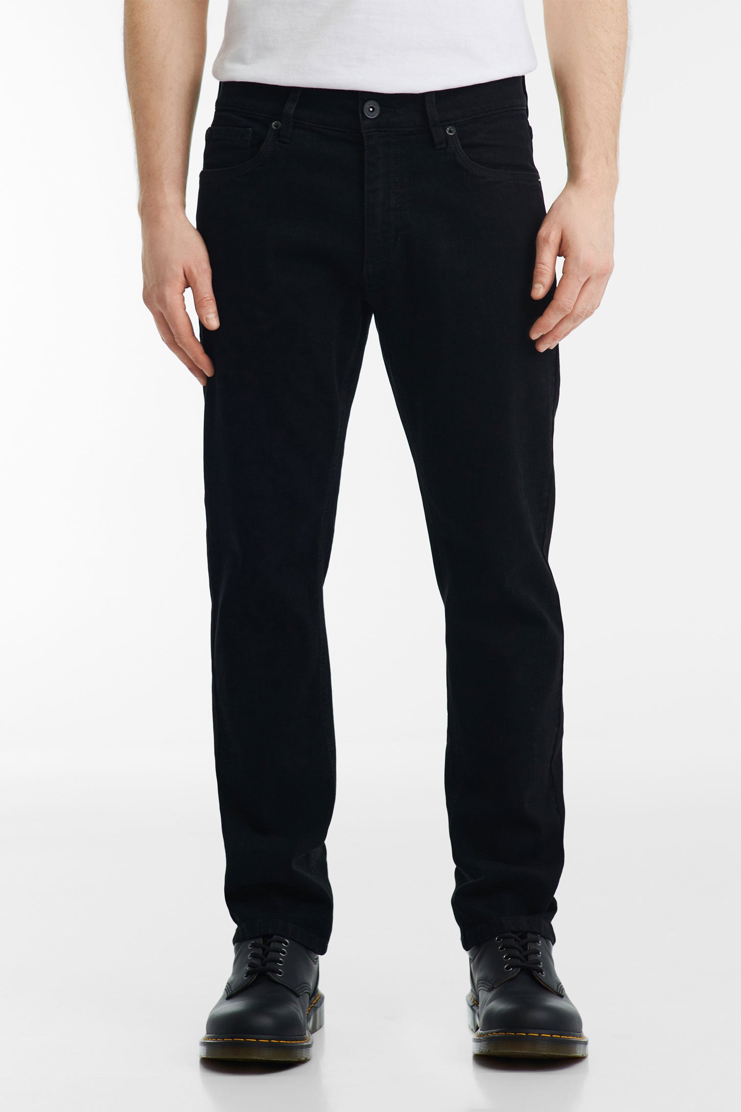 Jeans 5 poches coupe régulière 32'' - Homme
 && NOIR
