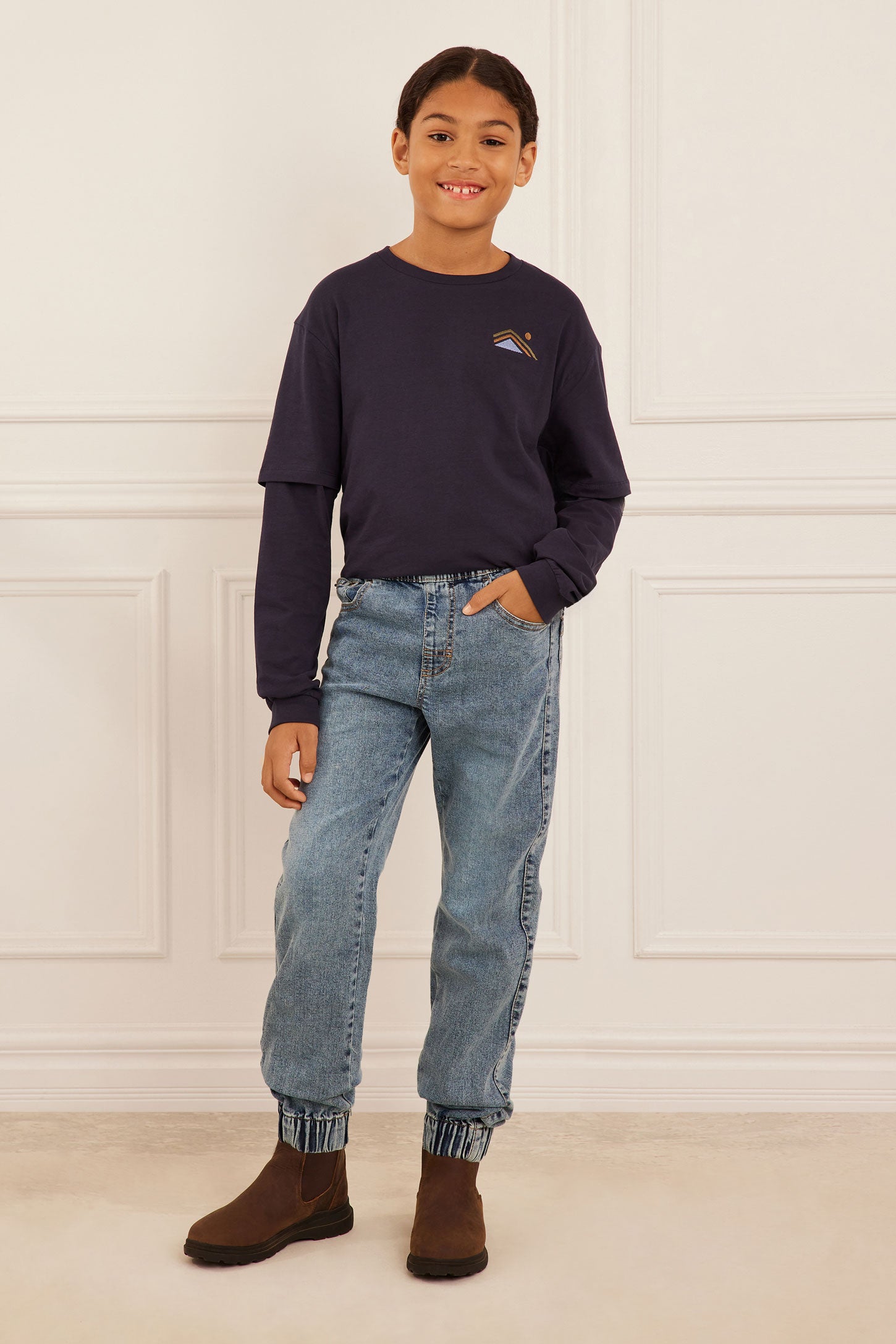 Pantalon jogger combiné garçon Pantalon jogger combiné garçon