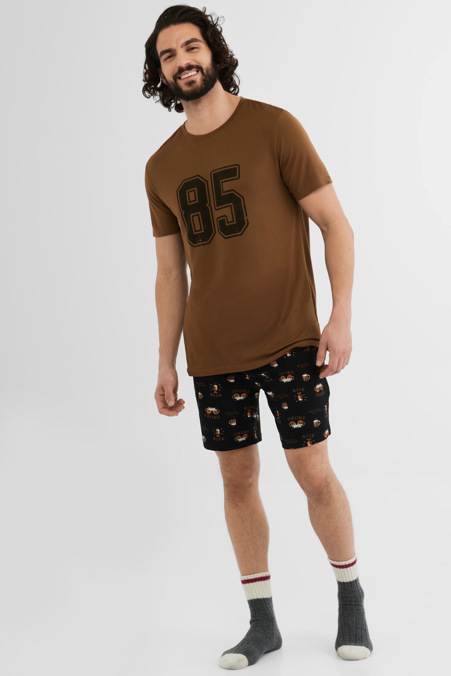 T-shirt pyjama, 2/40$ - Homme && CAFE