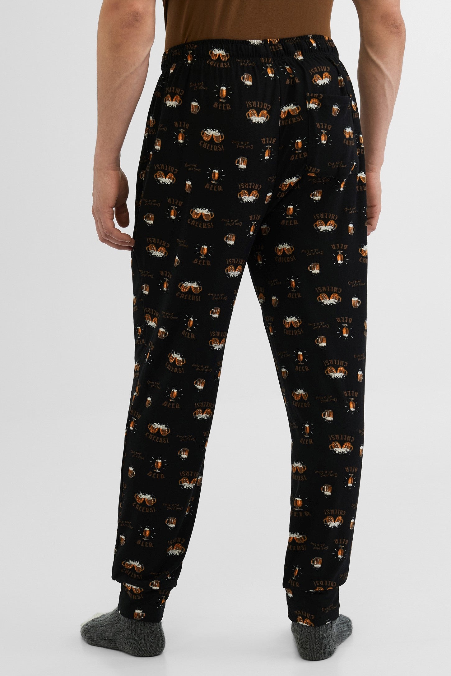 Pantalon pyjama jogger, 2/50$ - Homme && COMBO NOIR