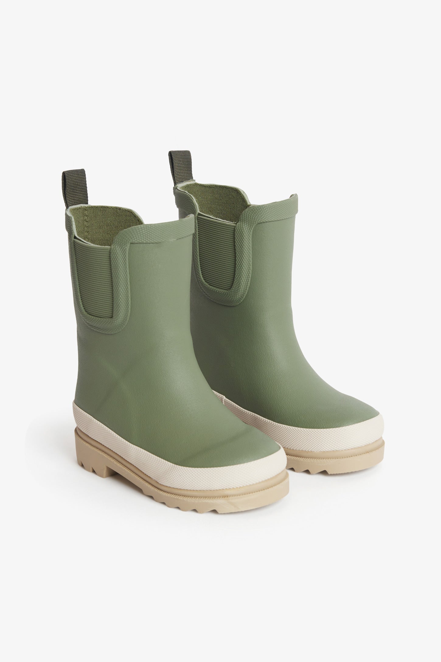 Bottes de pluie en caoutchouc naturel BM - Bébé garçon && KAKI