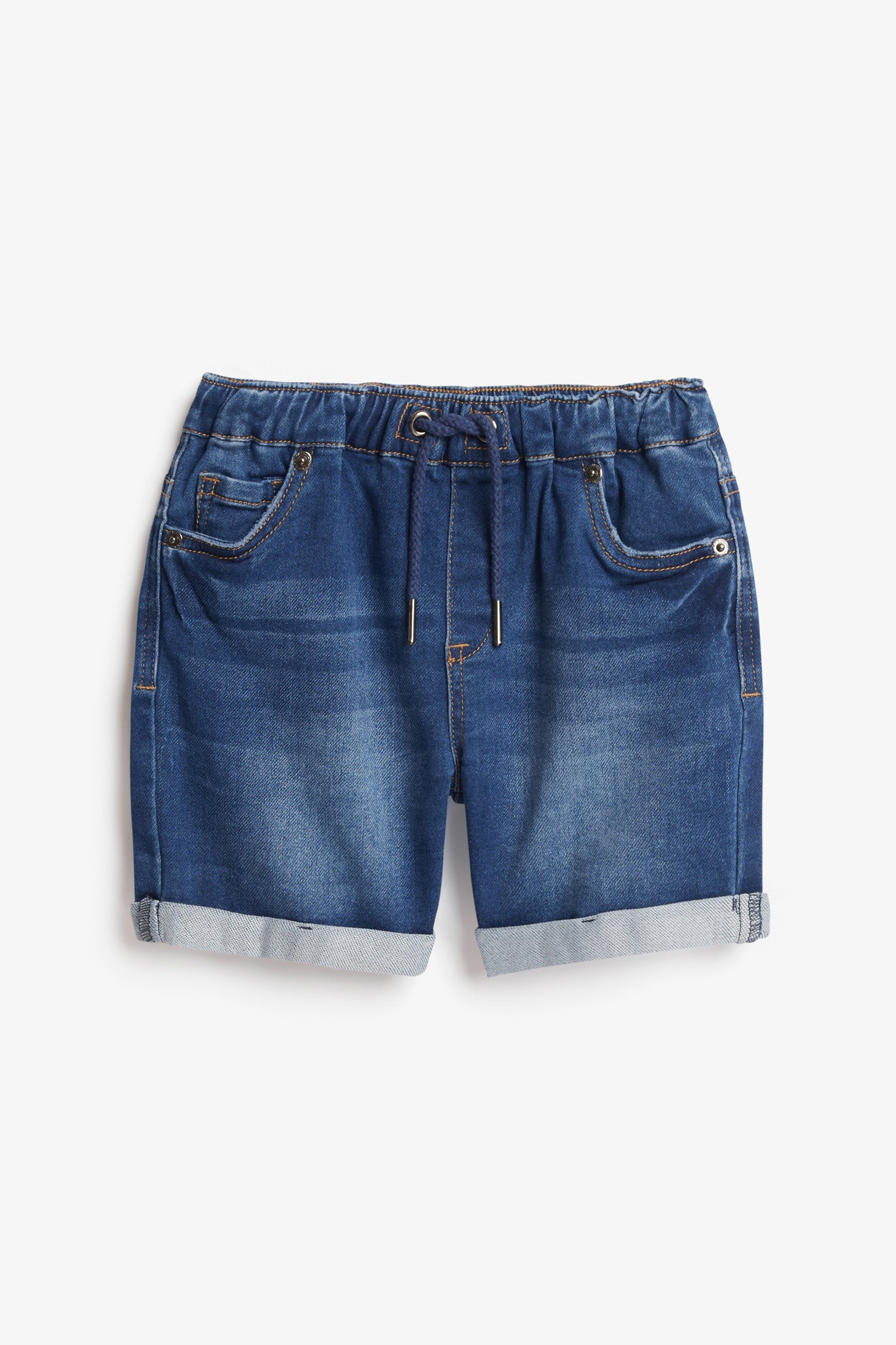 Elastic waist denim shorts Boys