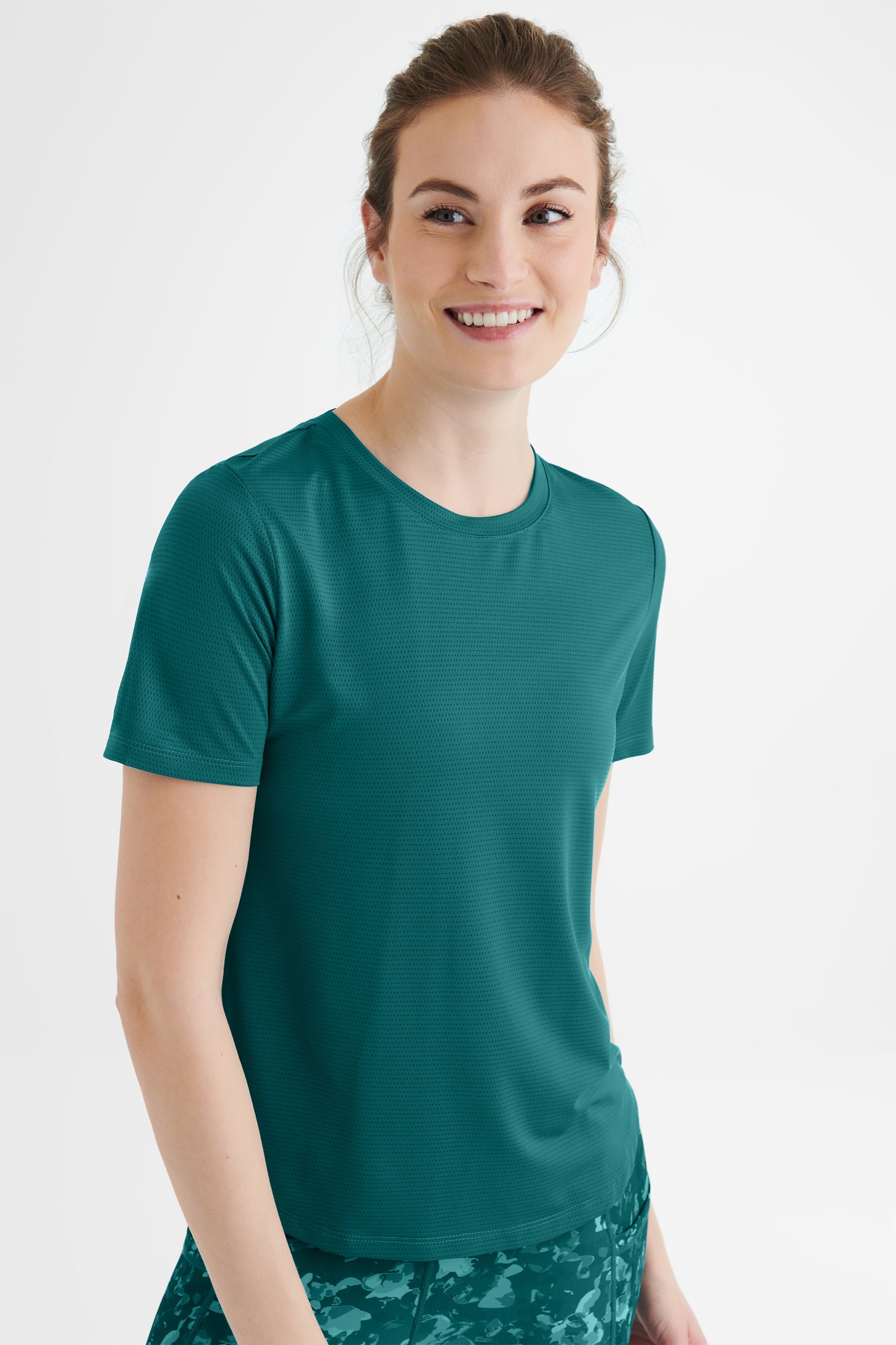 T-shirt athlétique - Femme && TURQUOISE