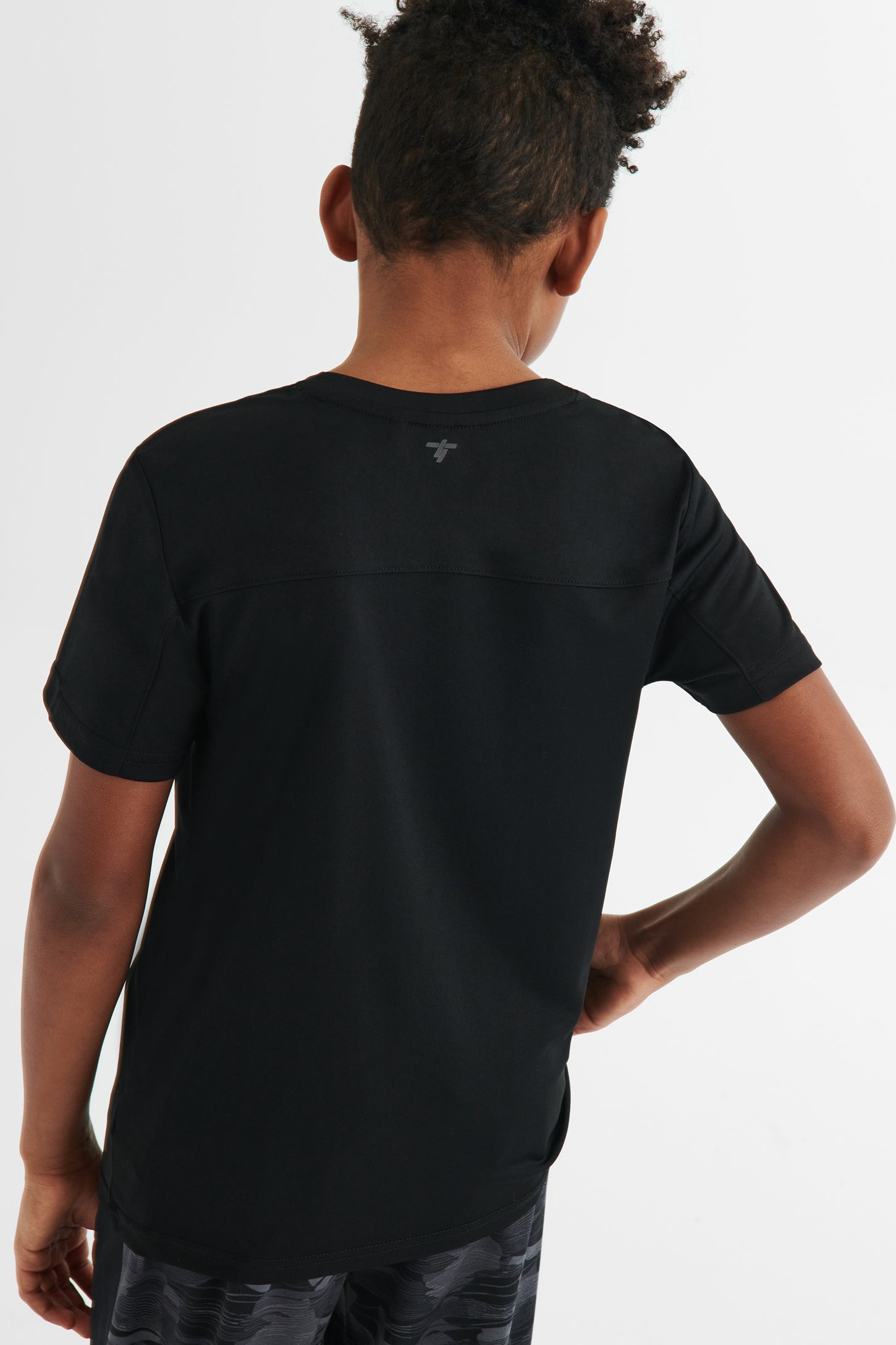 T-shirt athlétique - Ado garçon && NOIR
