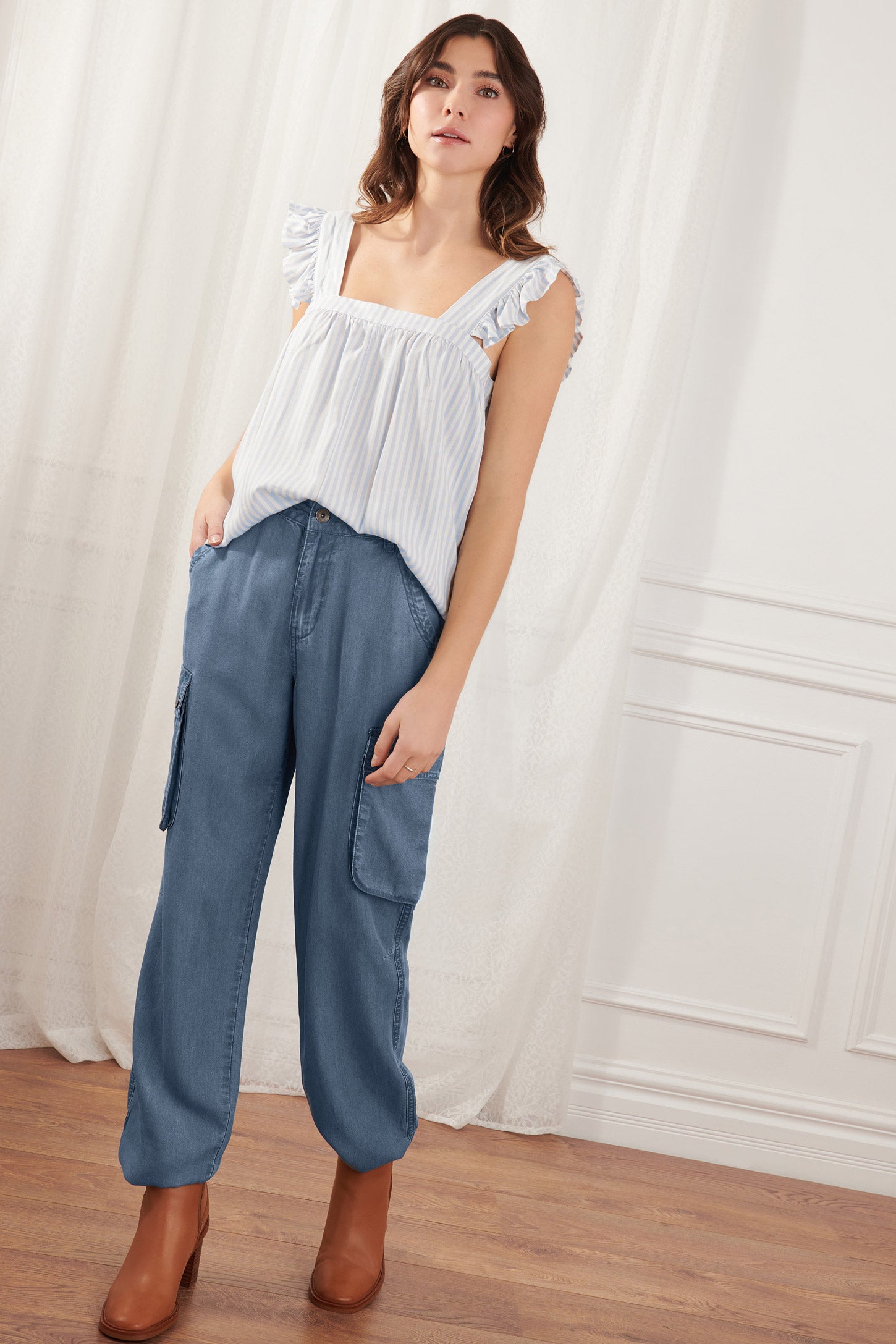 Pantalon lyocell online femme