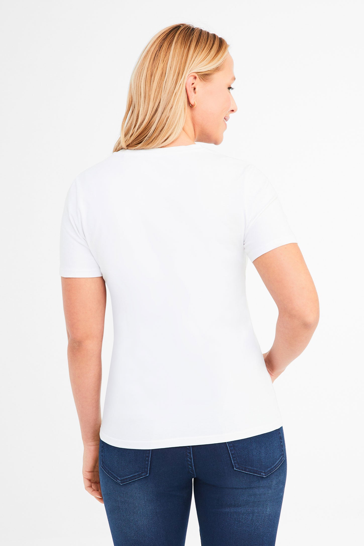 T-shirt imprimé en coton - Femme && BLANC
