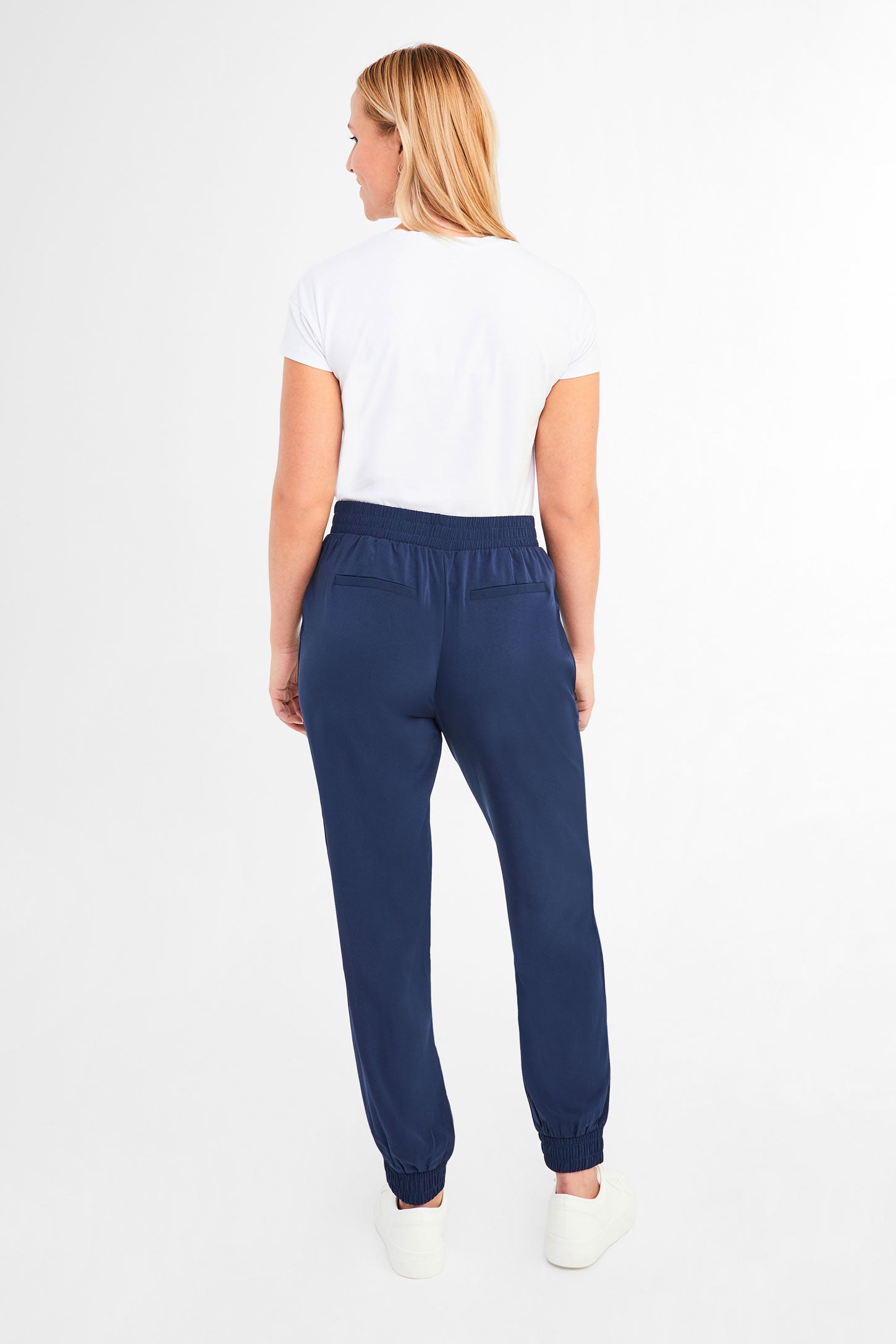 Pantalon jogger en twill - Femme && MARIN