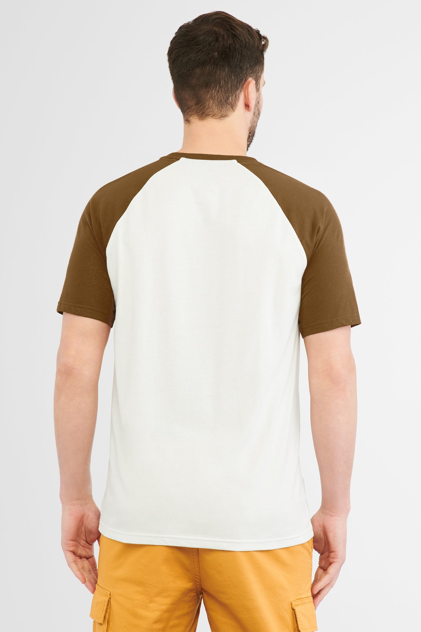 T-shirt imprimé en coton, 2/30$ - Homme && CREME MULTI