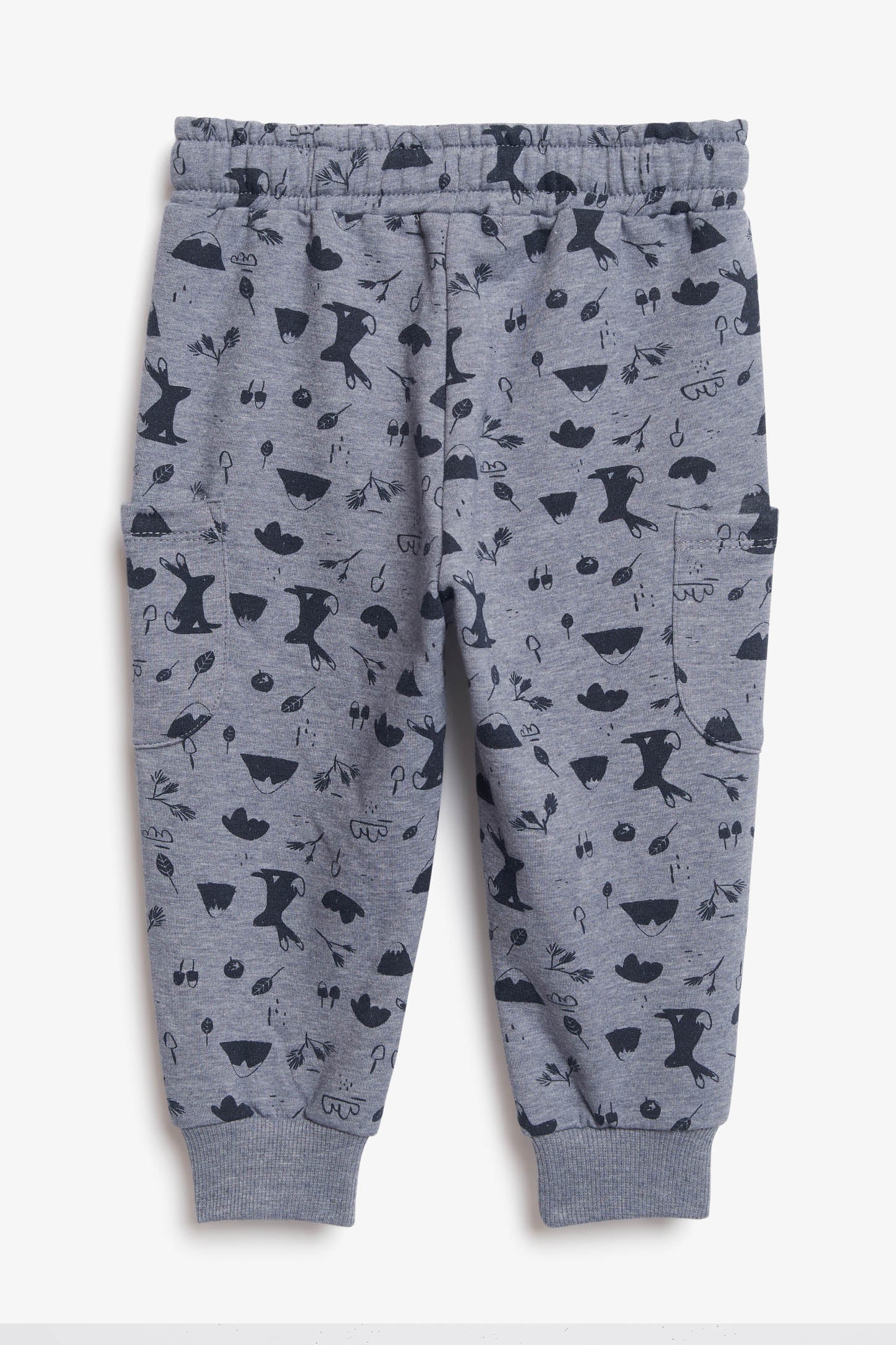 Pantalon jogger cargo coton ouaté - Bébé garçon && GRIS MULTI