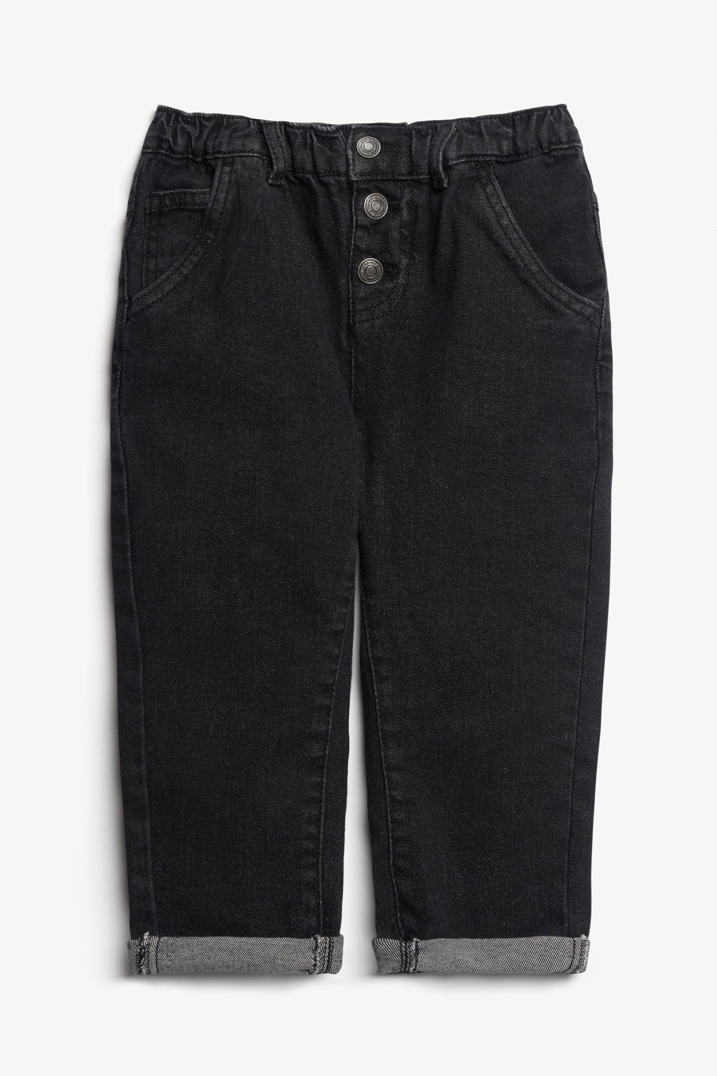 Jeans taille élastique - Bébé garçon && DENIM NOIR