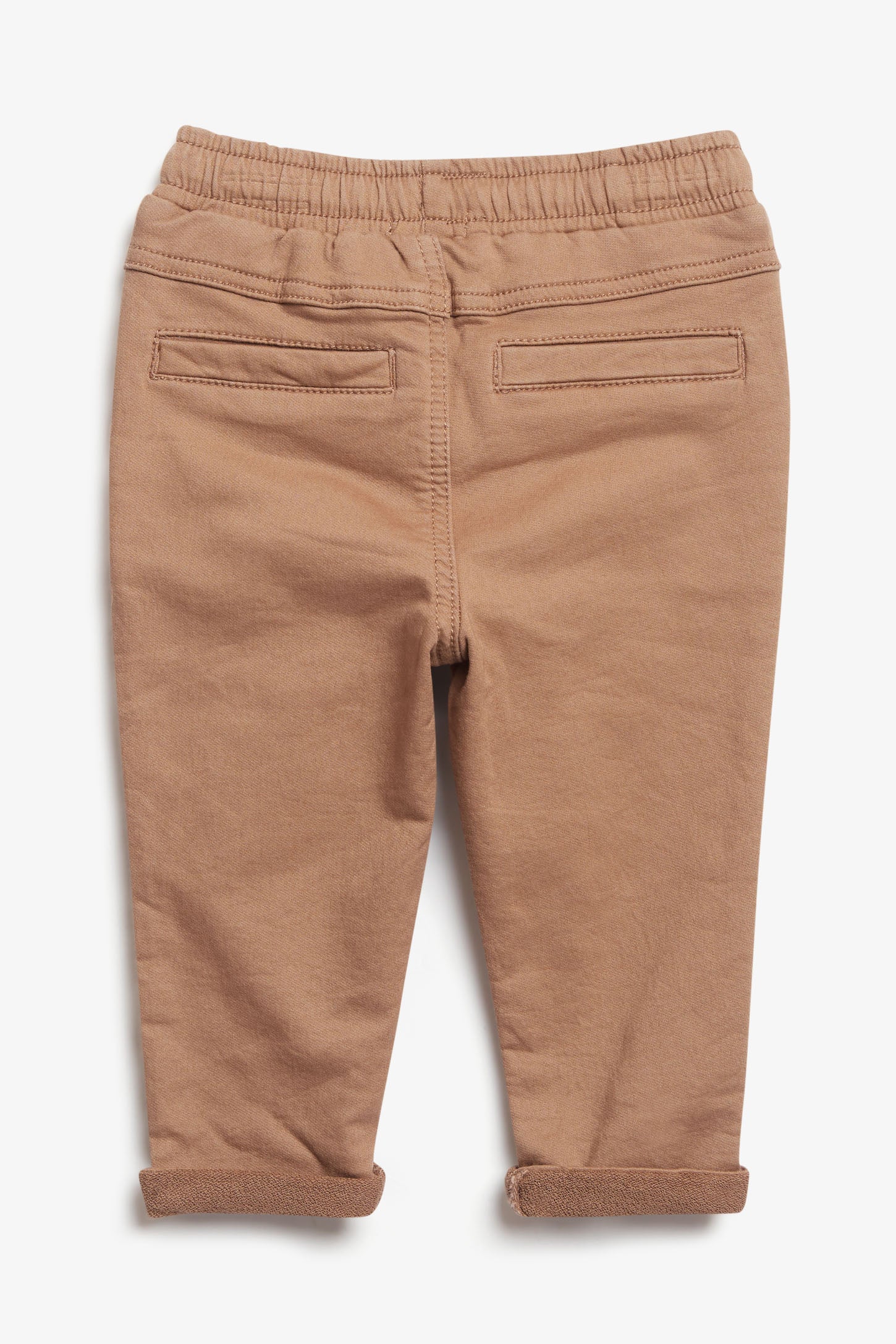 Pantalon taille élastique en coton, 2T-3T - Bébé garçon && BEIGE