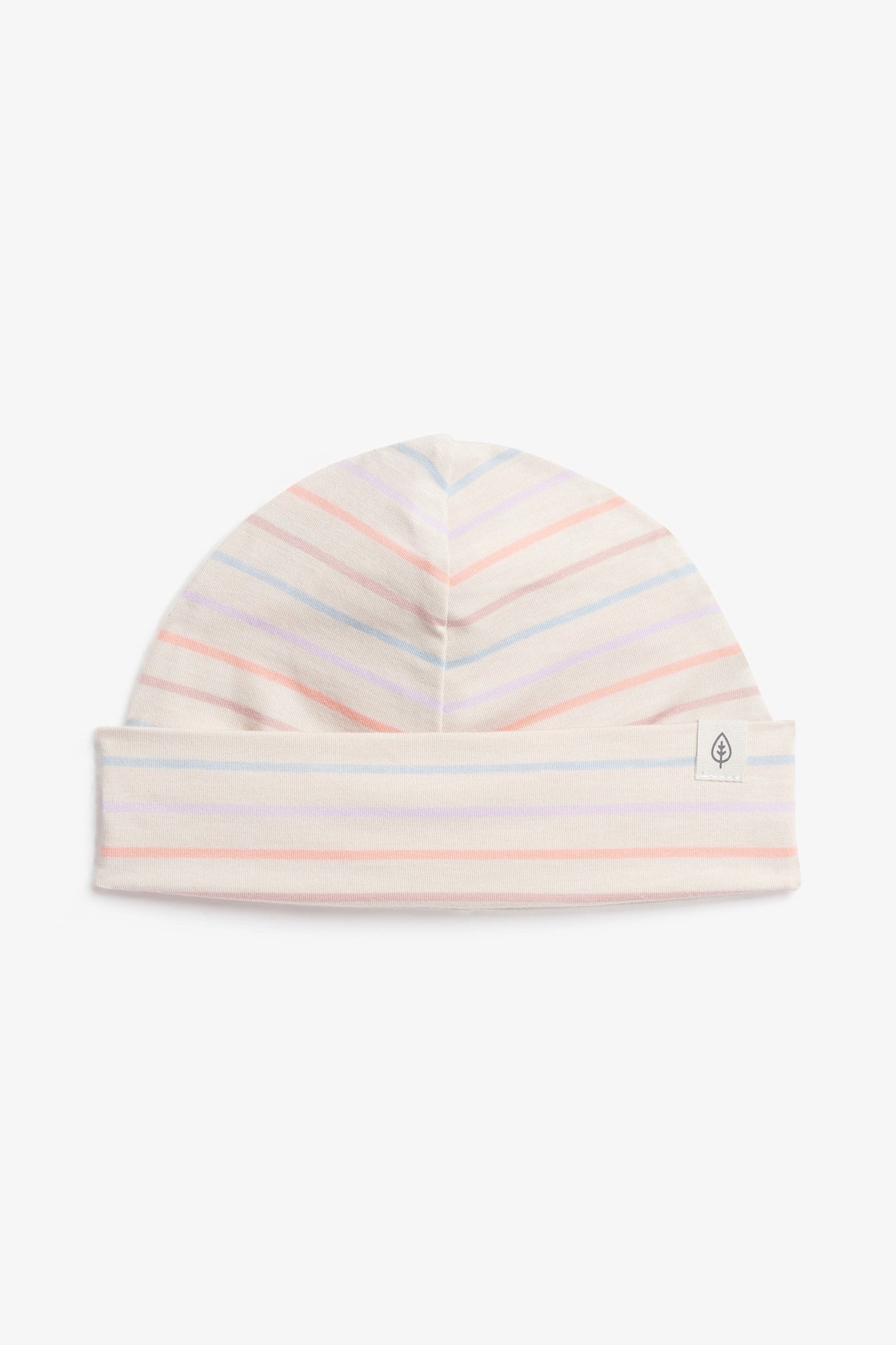 Tuque à revers en jersey doublée - Enfant fille && BLANC CASSÉ