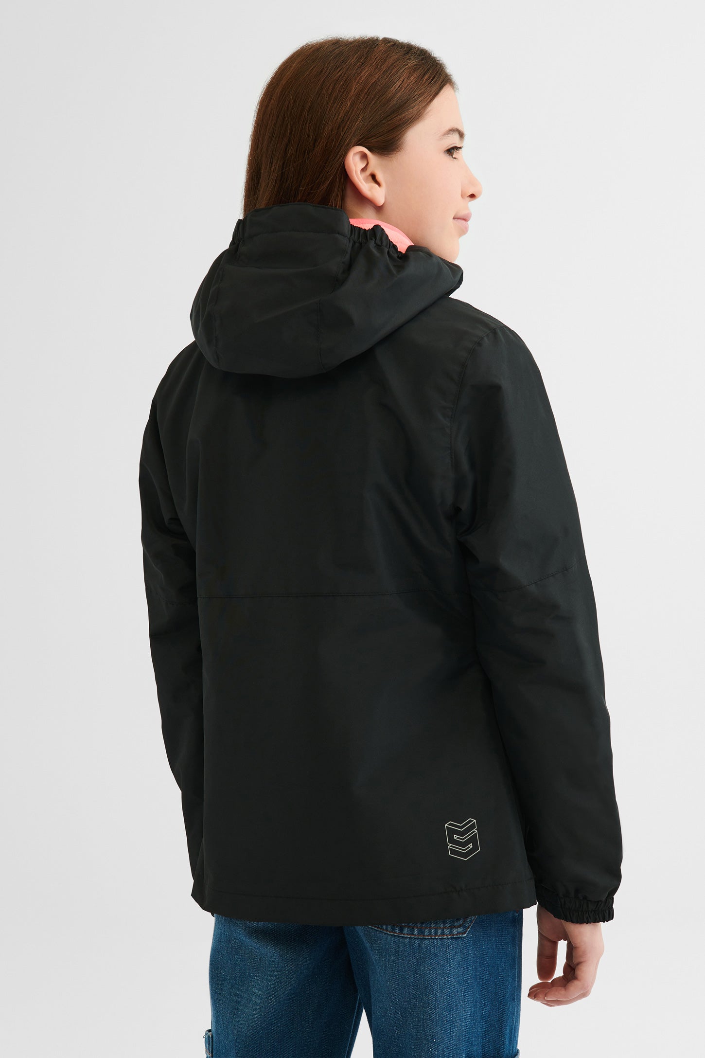 Manteau 3-en-1 mi-saison résistant à l'eau - Ado fille && NOIR