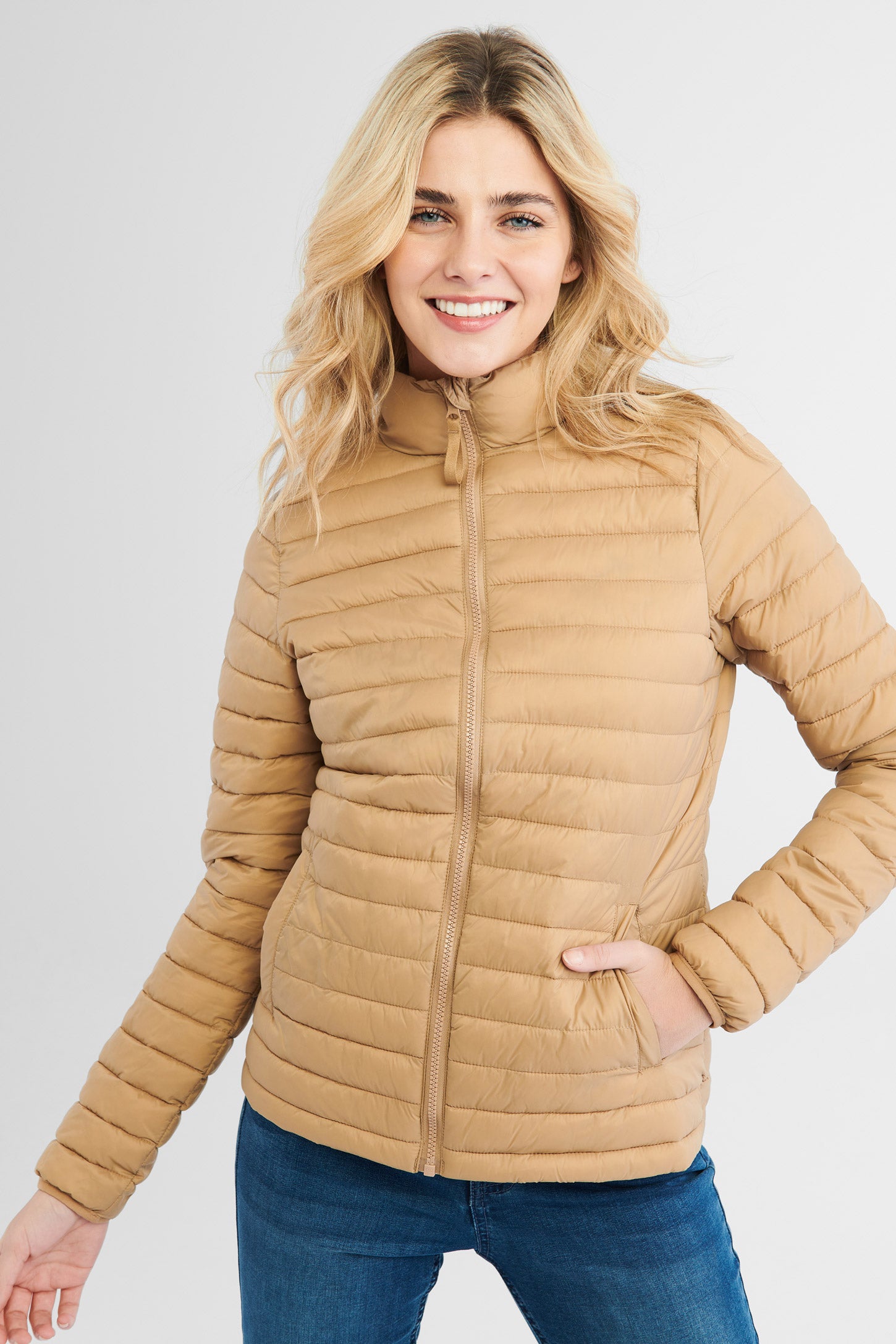 Manteau matelass compressible Femme Aubainerie