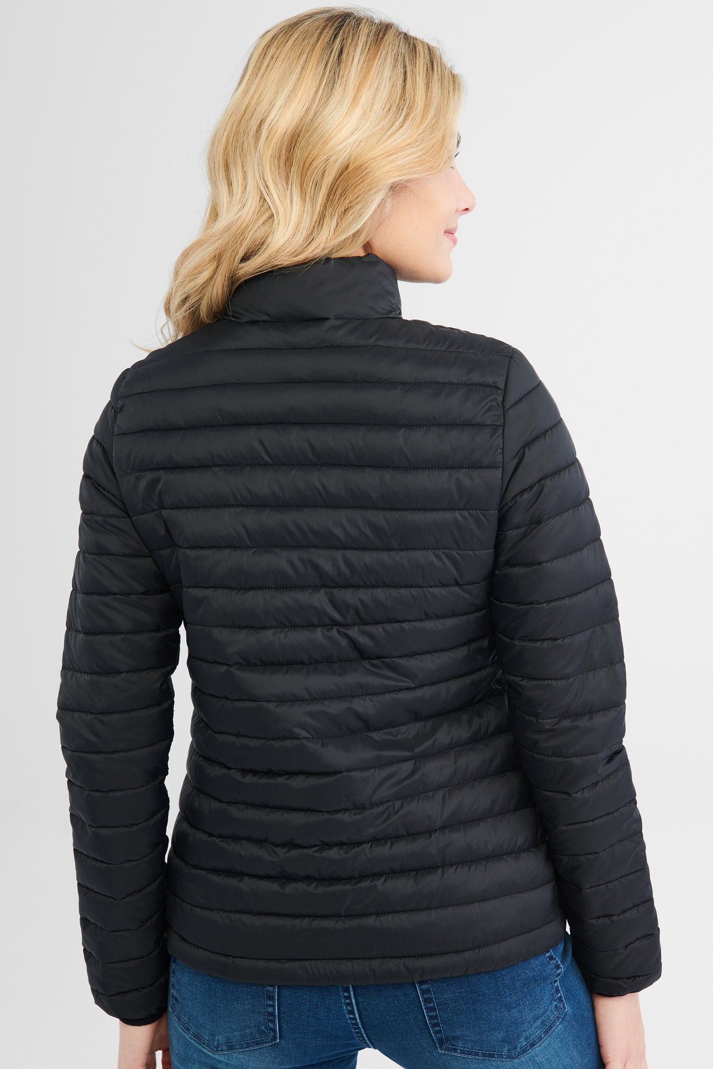 Manteau matelassé compressible - Femme && NOIR