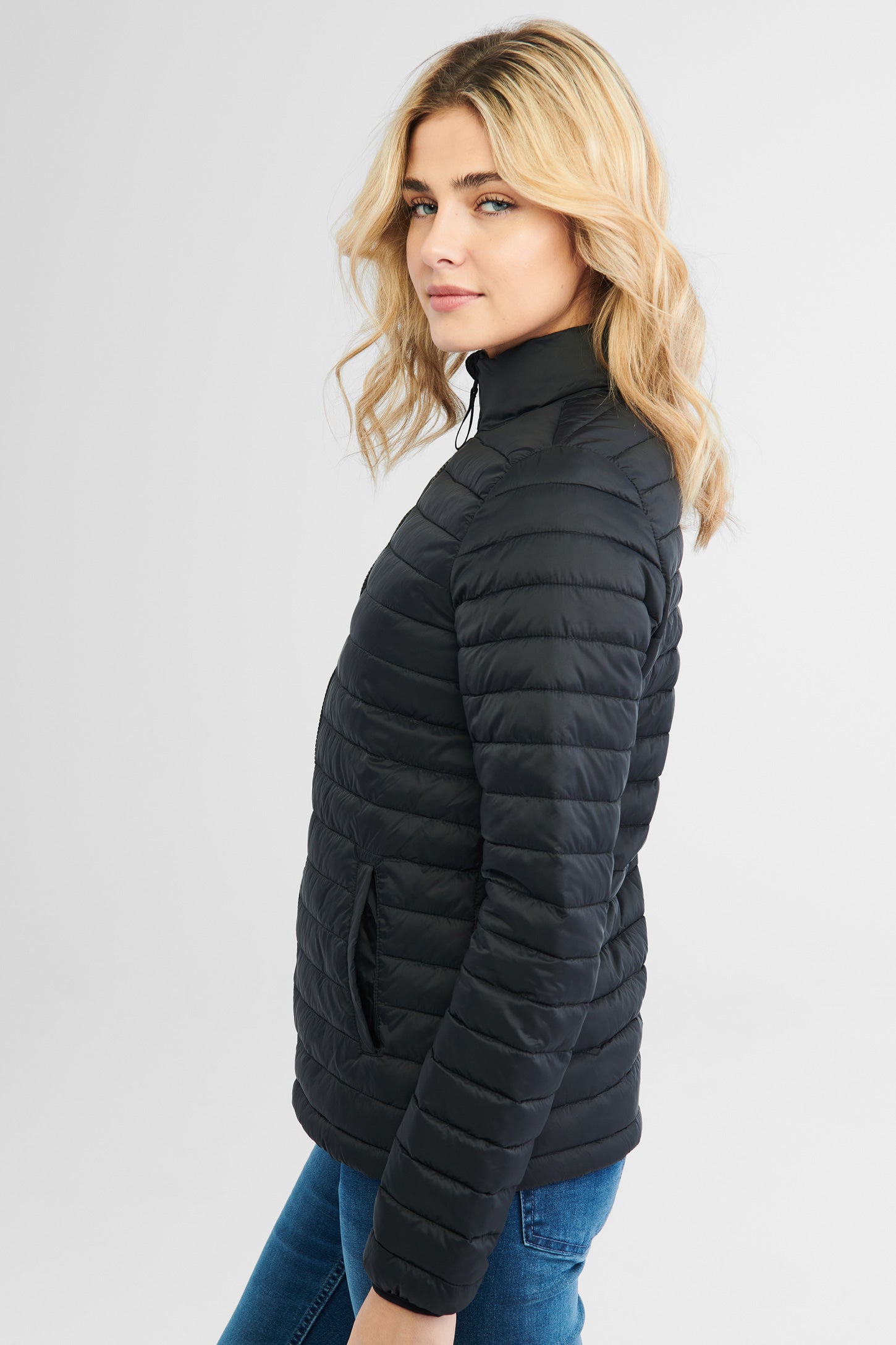 Manteau matelassé compressible - Femme && NOIR