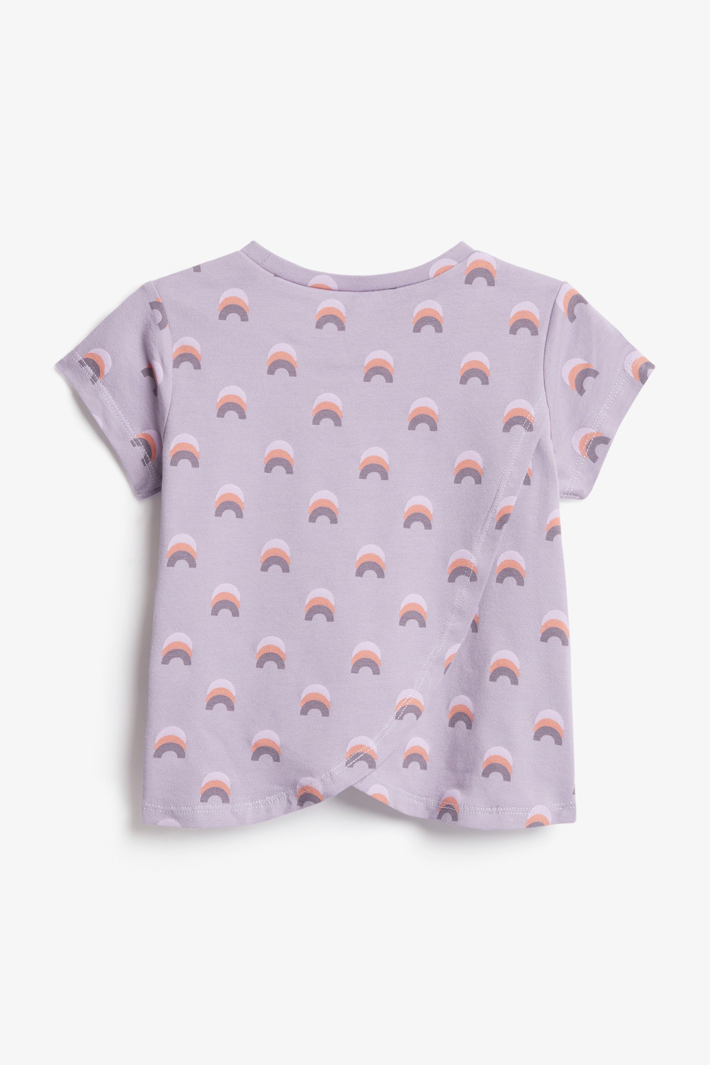 T-shirt imprimé en coton - Bébé fille && MAUVE/MULTI