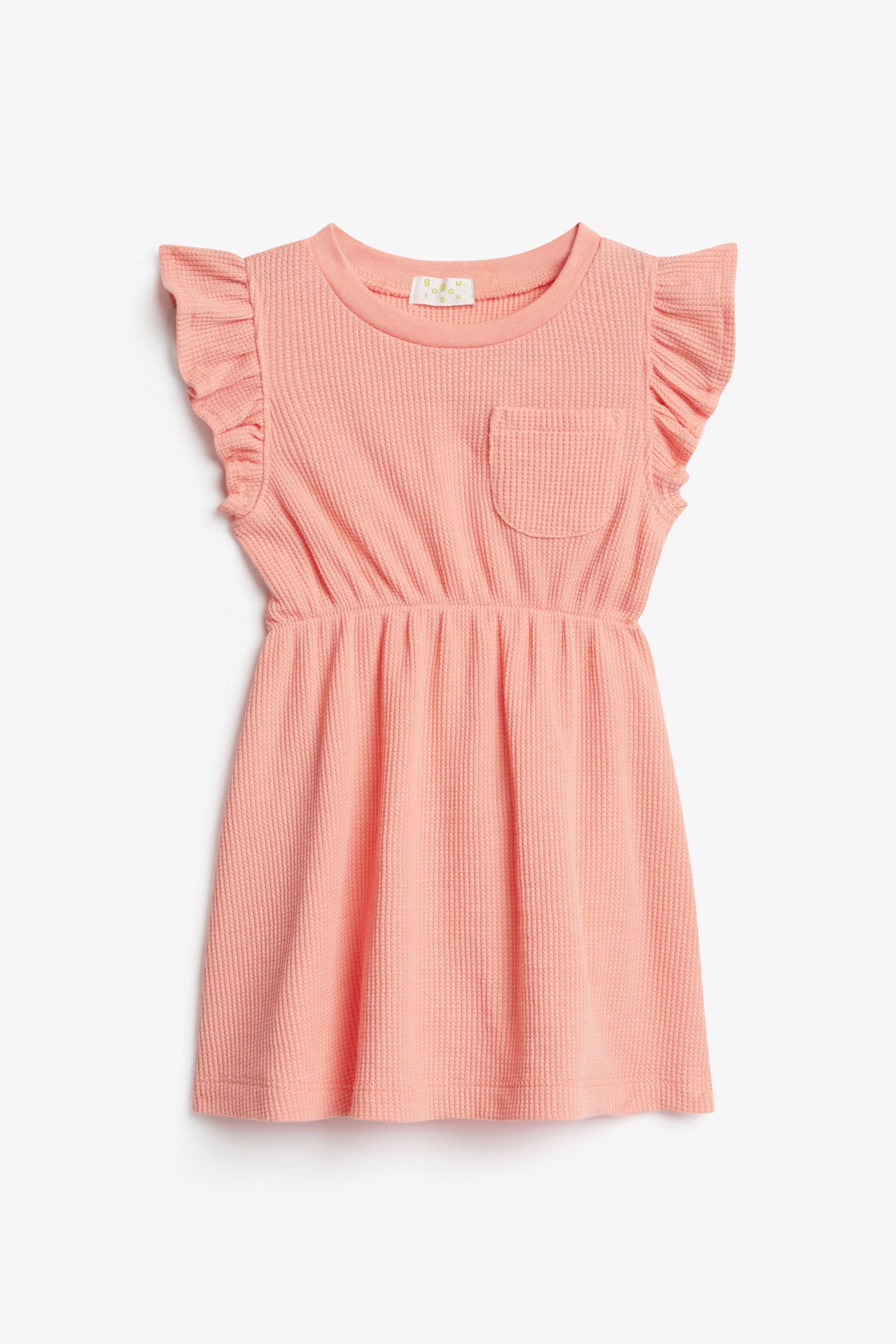 Robe manches courtes à volants - Bébé fille && CORAIL