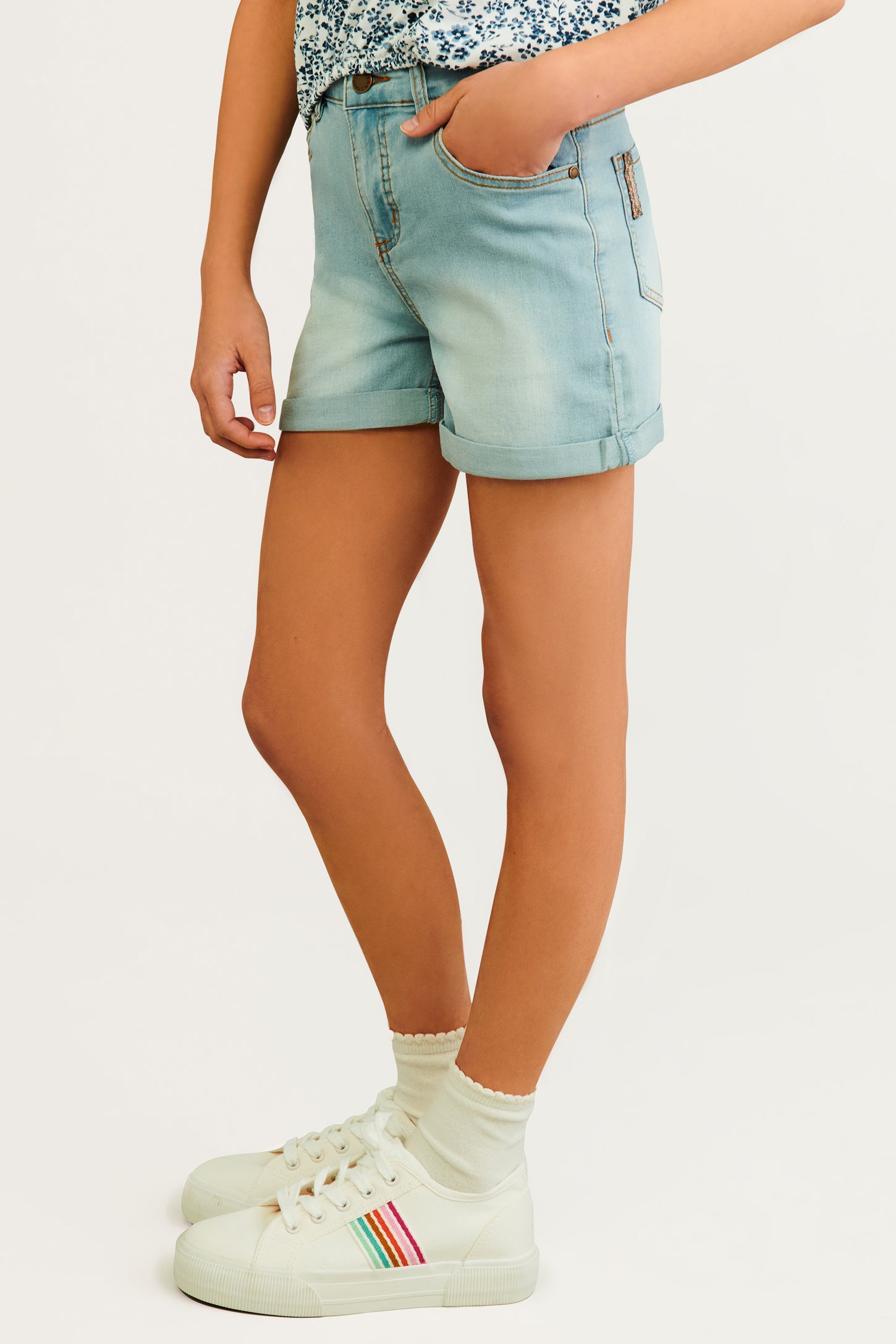 Short jean fille hot sale