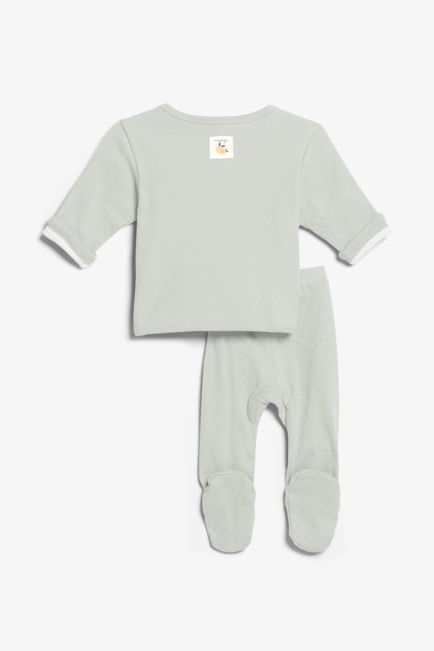 Pyjama 2-pièces en coton - Bébé garçon && VERT PALE