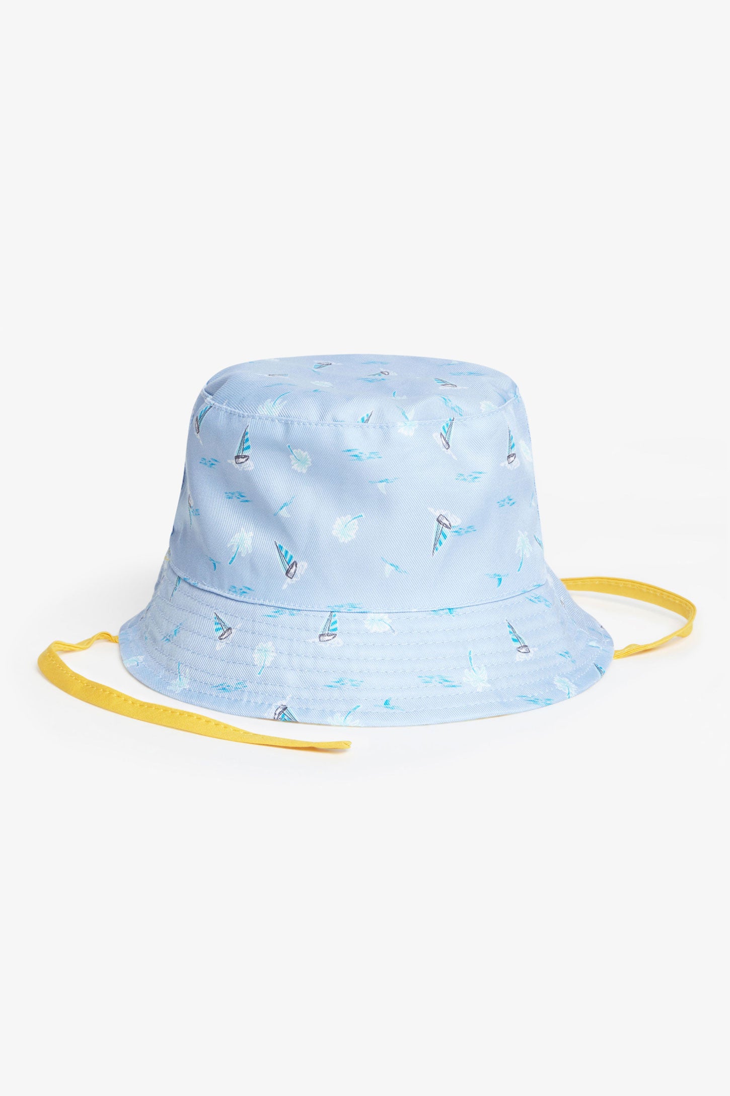 Chapeau cloche réversible à cordons, 2/15$ - Bébé garçon && JAUNE