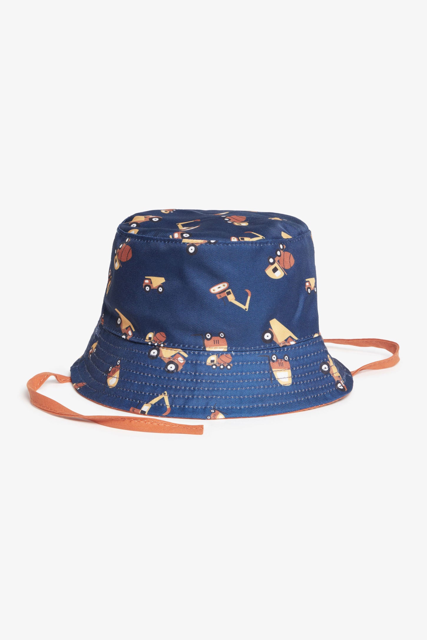 Chapeau cloche réversible à cordons, 2/15$ - Bébé garçon && ORANGE