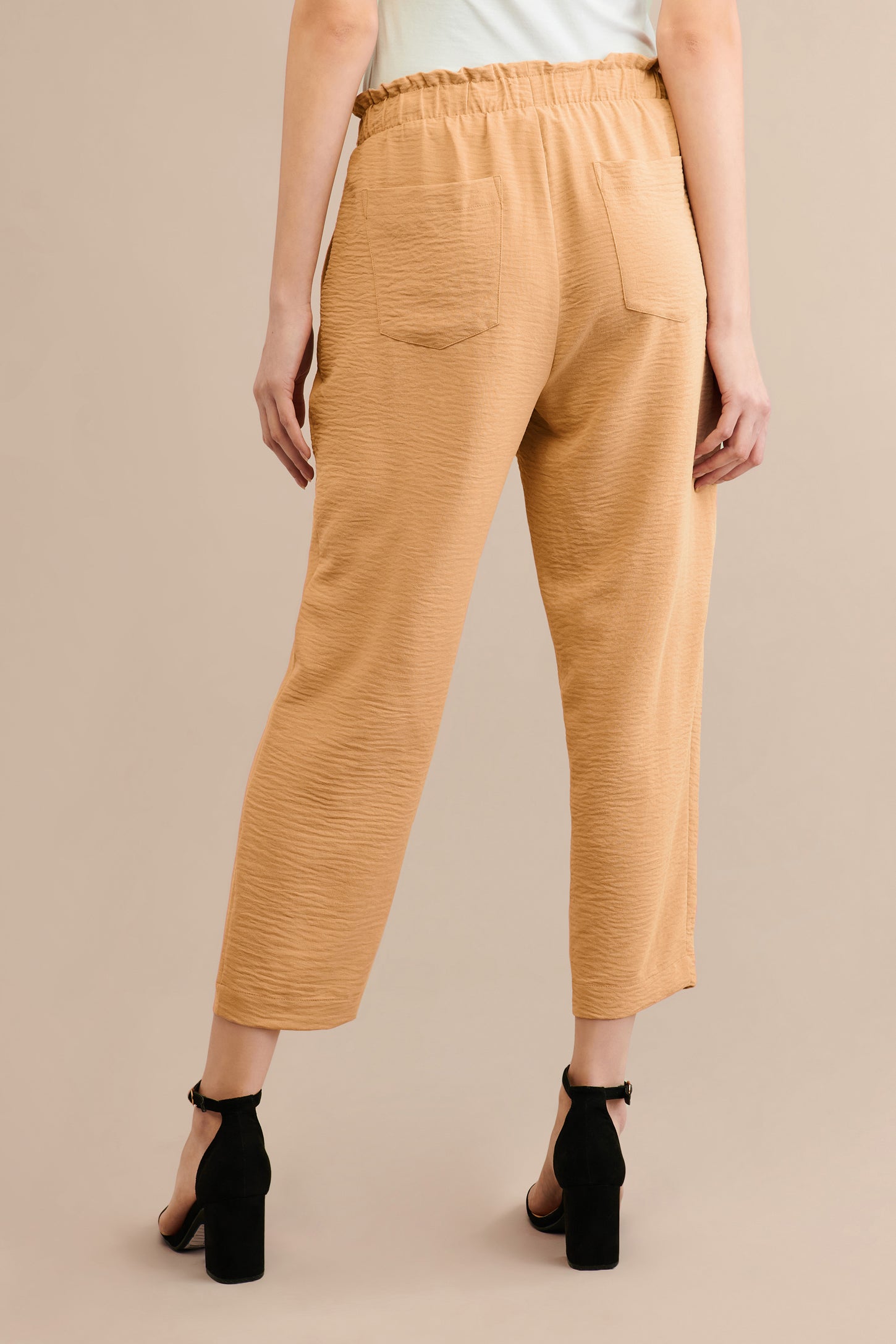 Pantalon 7 8 discount femme taille elastique