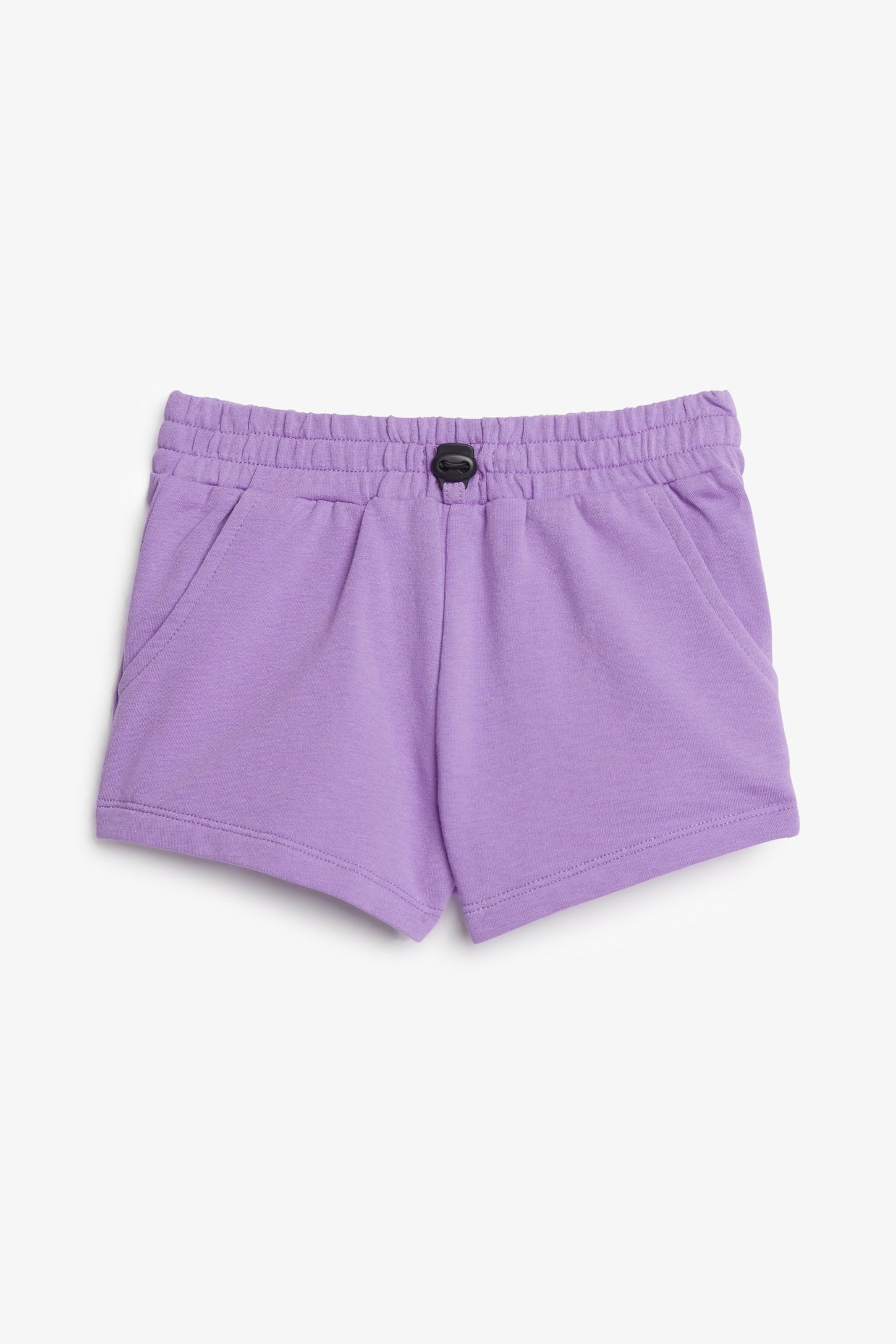 Short ouaté taille élastique - Enfant fille && MAUVE