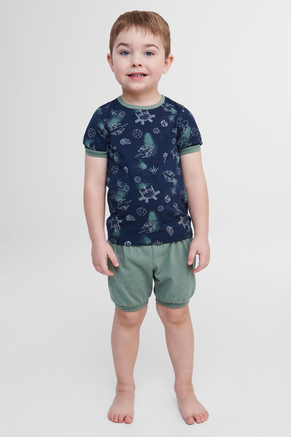 Pyjamas Bébé Gribouille - Lot De 2 En Coton Doux, Imprimés Mignons, Label OEKO-TEX