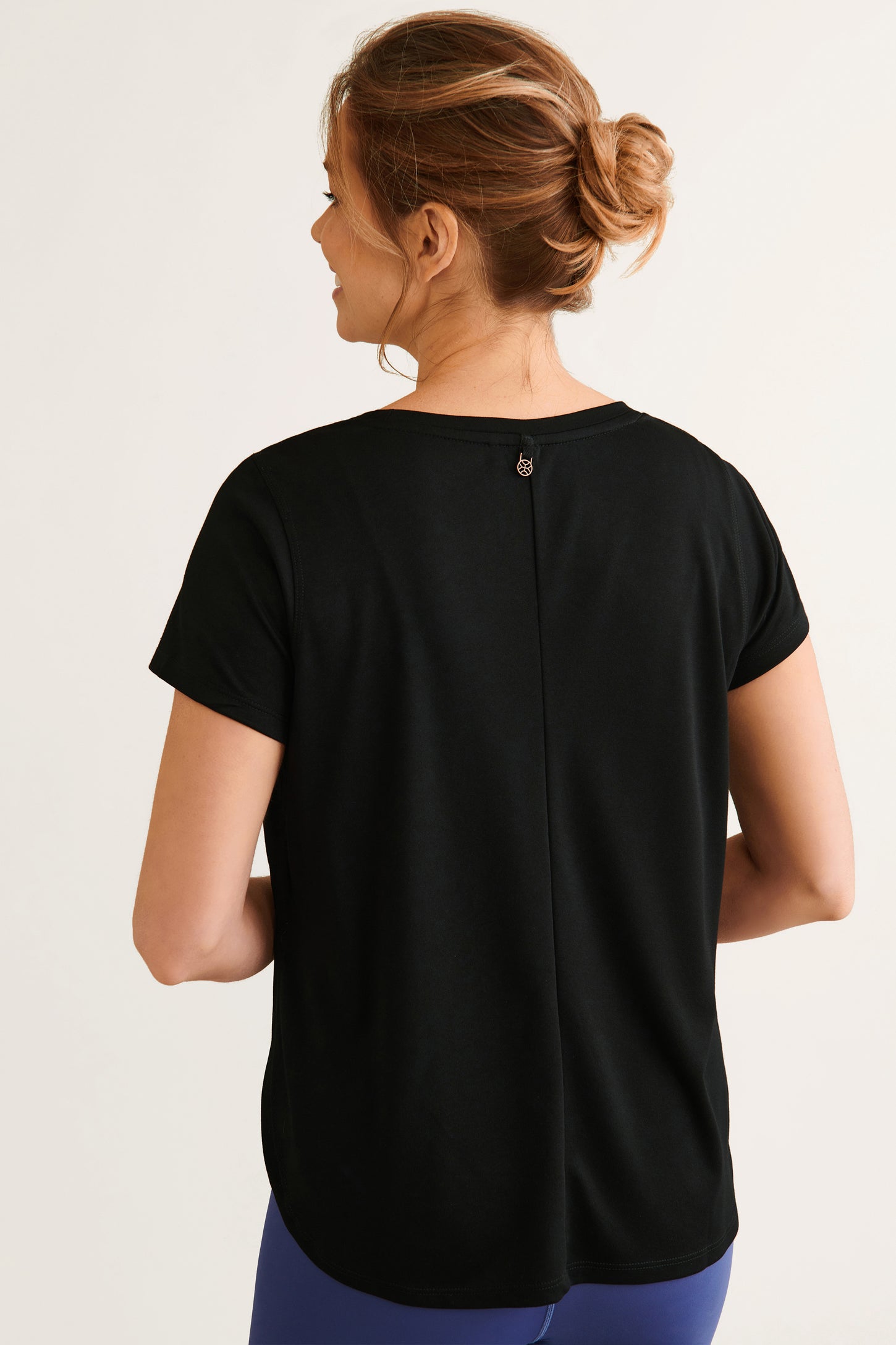 T-shirt à poche en modal - Femme && NOIR