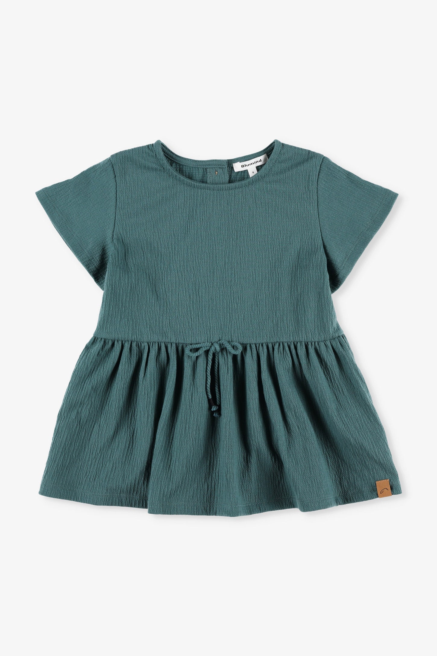 T-shirt à volants en coton, 2T-3T - Bébé fille && VERT