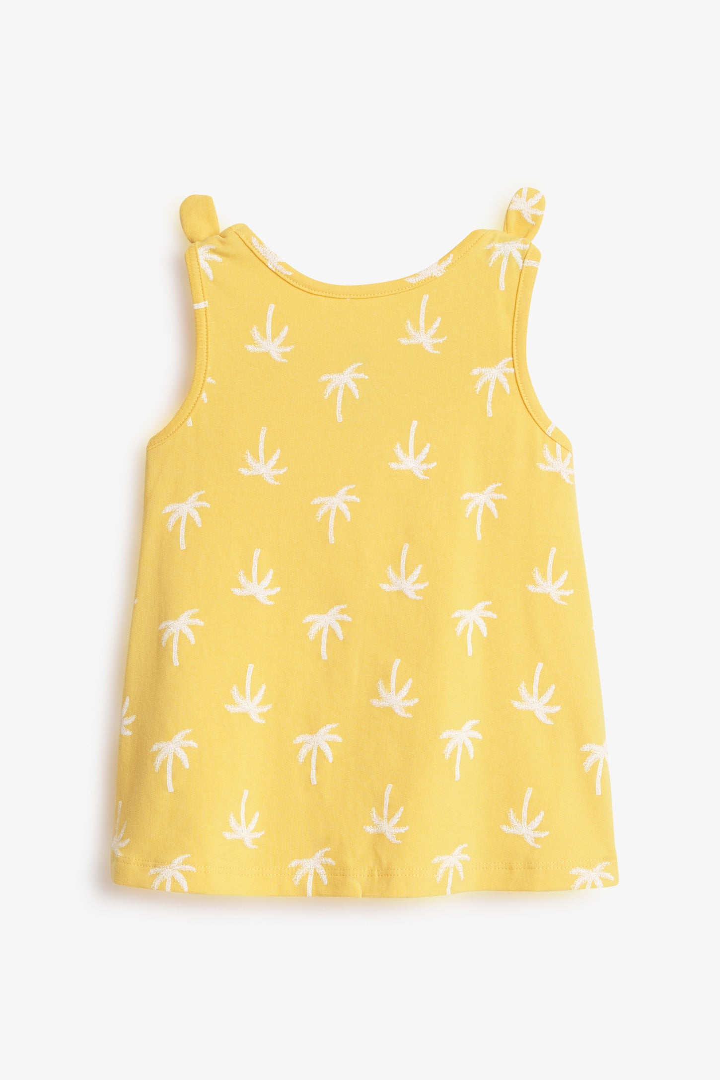 Camisole bretelles nouées en coton, 2/20$ - Bébé fille && JAUNE/MULTI