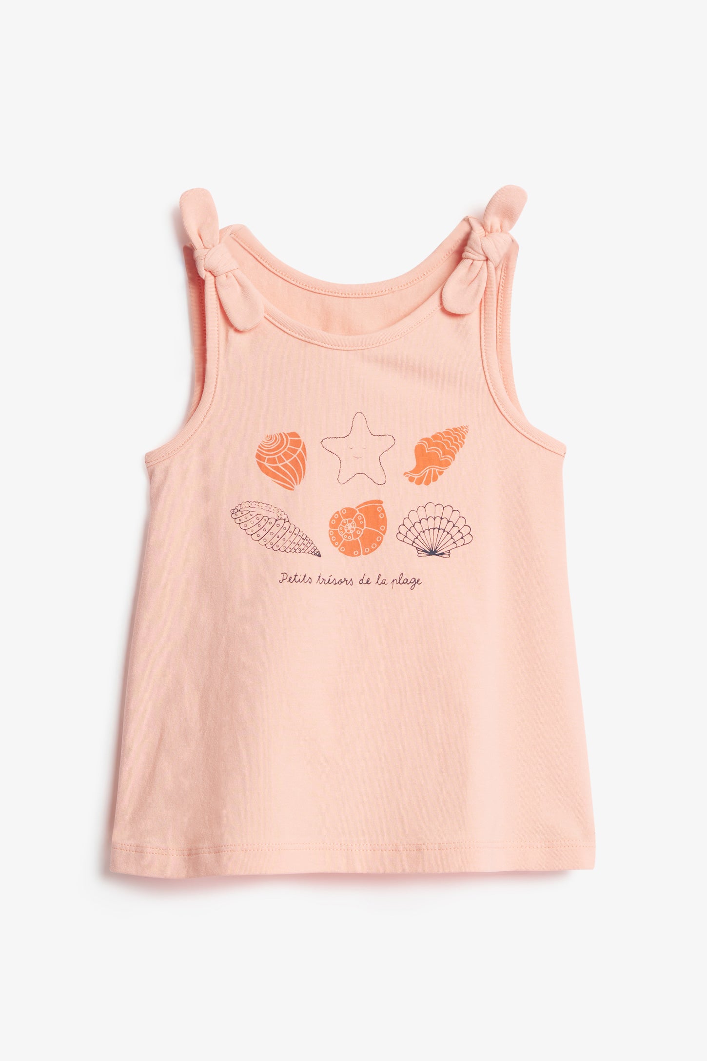 Camisole bretelles nouées coton, 2T-3T, 2/20$ - Bébé fille && PECHE