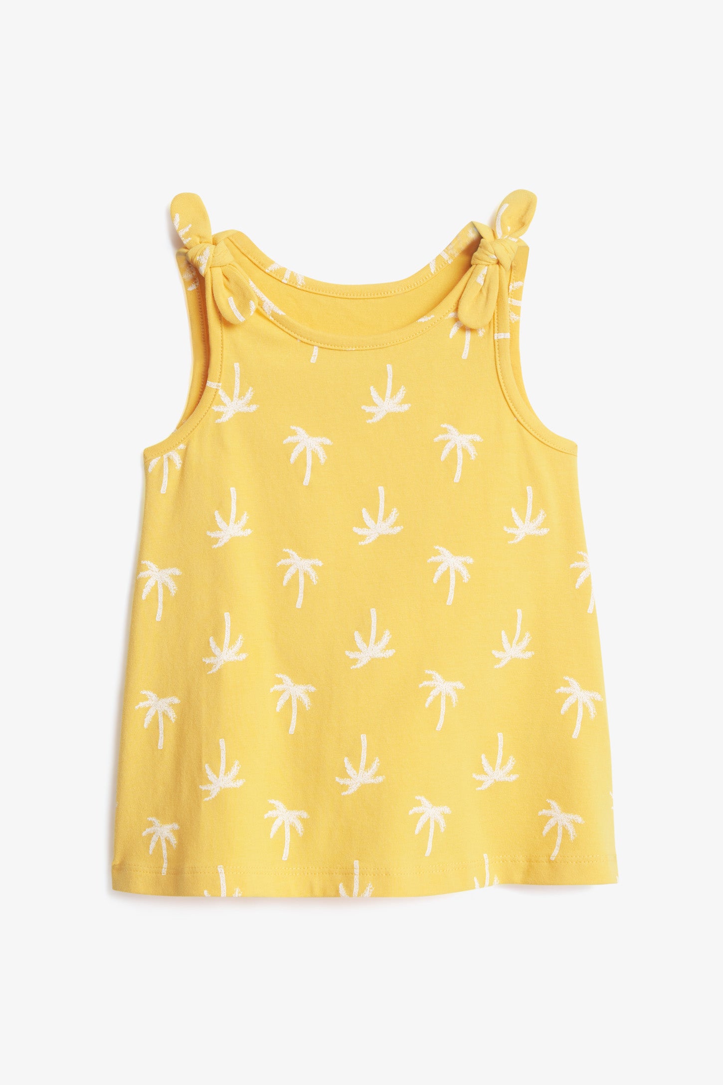 Camisole bretelles nouées coton, 2T-3T, 2/20$ - Bébé fille && JAUNE/MULTI