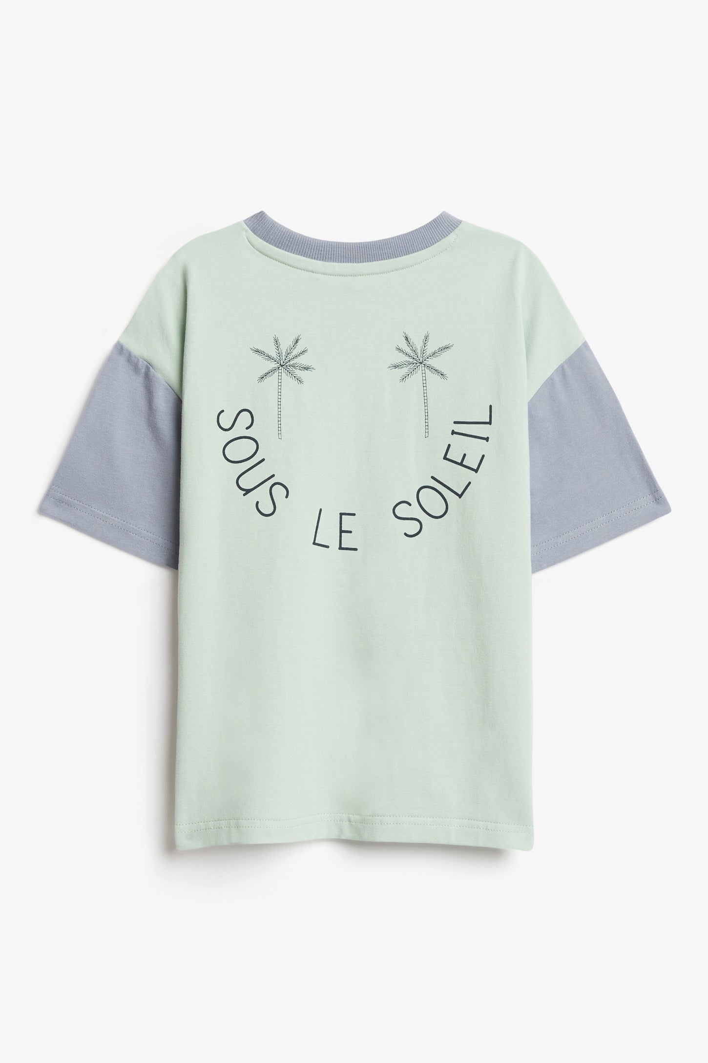 T-shirt imprimé en coton - Enfant garçon && VERT