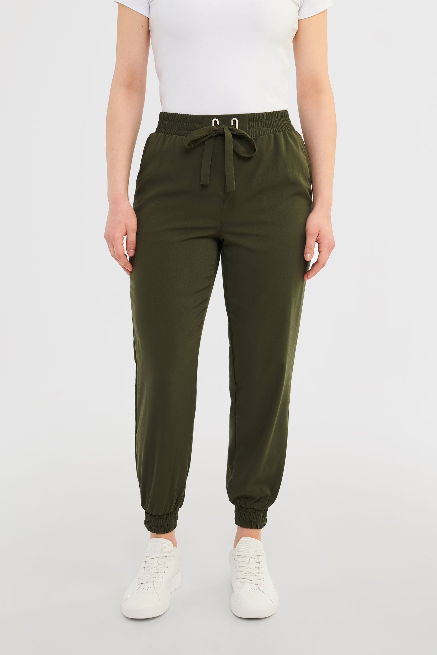 Womens green jogger discount pants