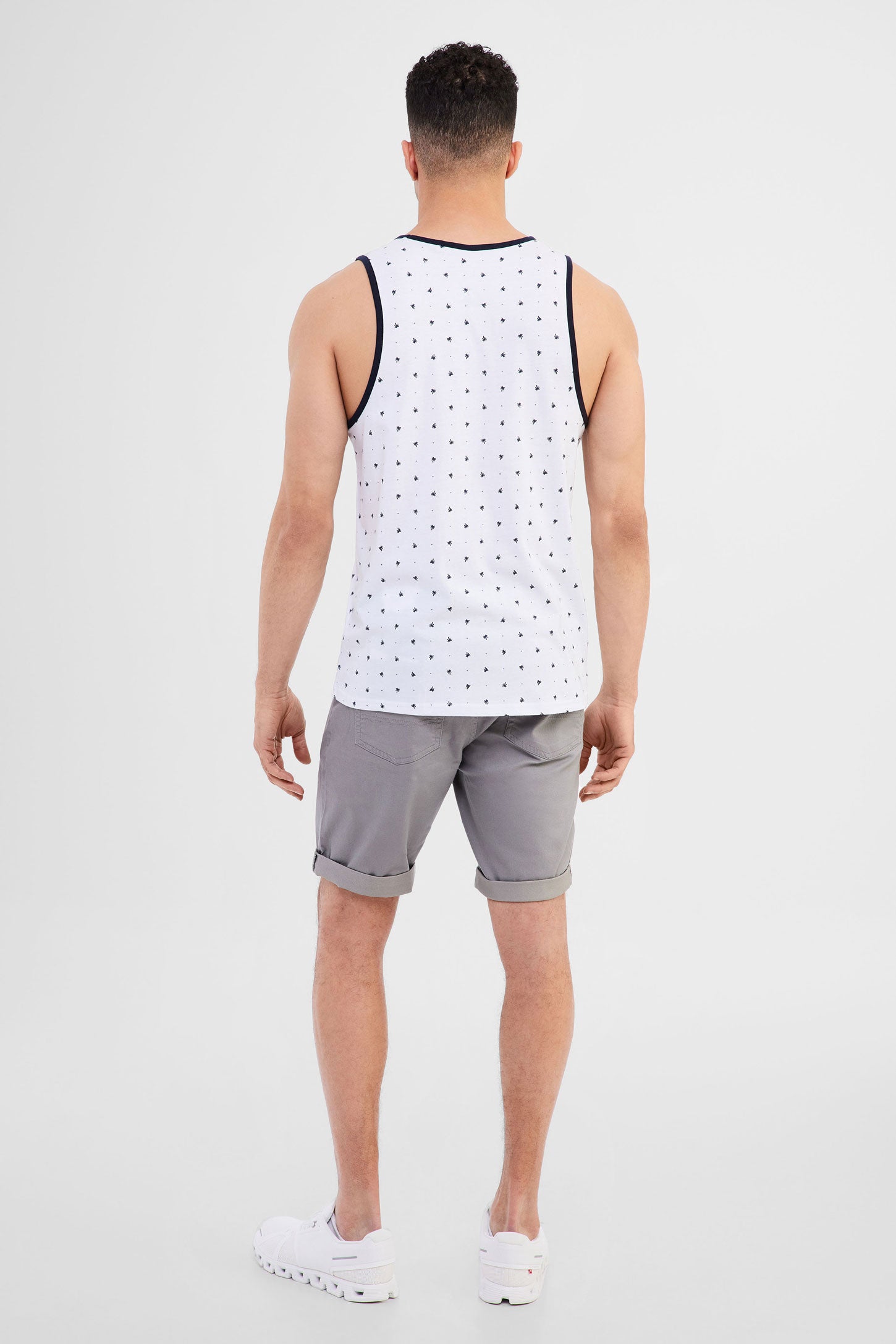 Camisole à poche en coton, 2/30$ - Homme && BLANC MULTI