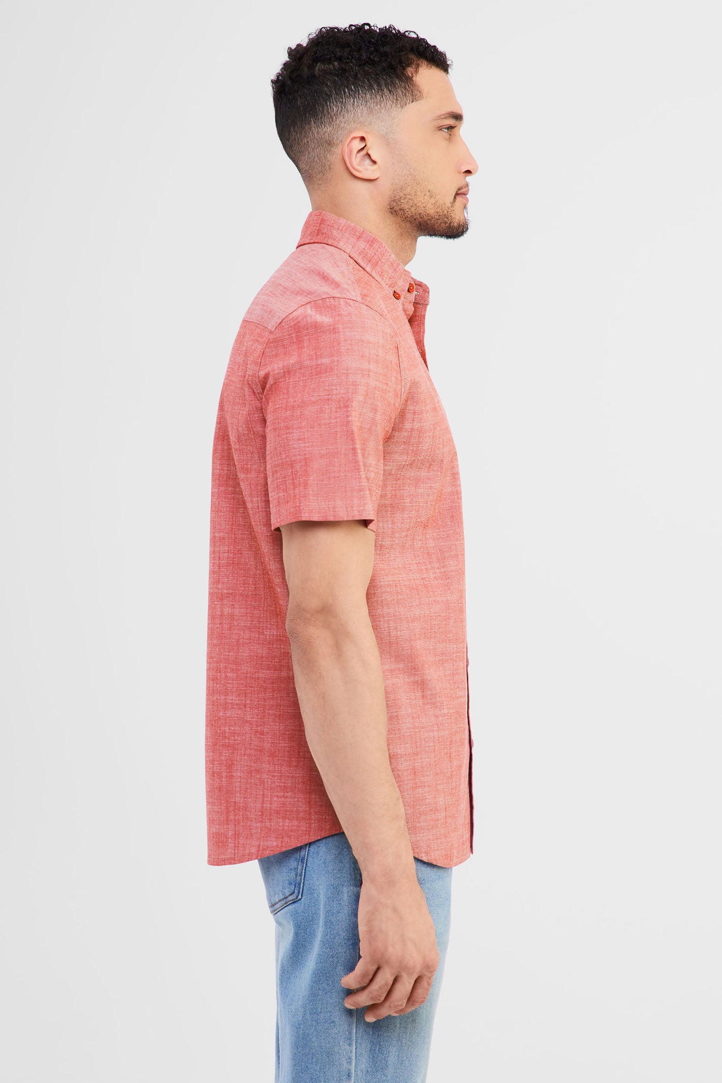 Chemise manches courtes en Coton - Homme && ROSE