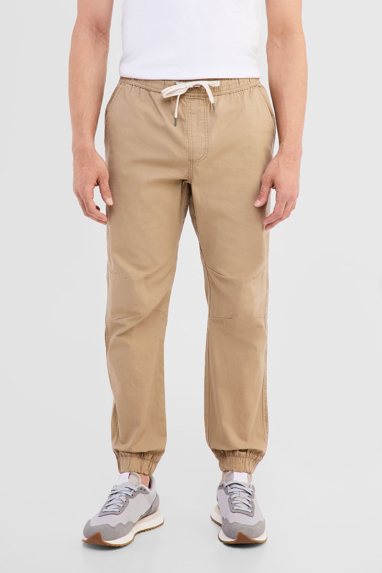 Jogger beige 2024 homme