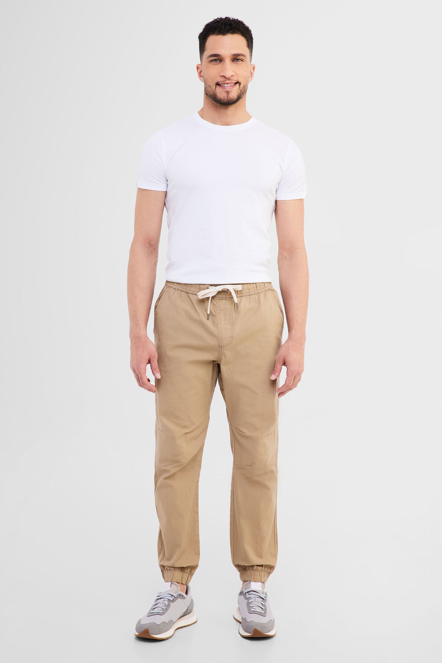 Poplin jogger pants Men