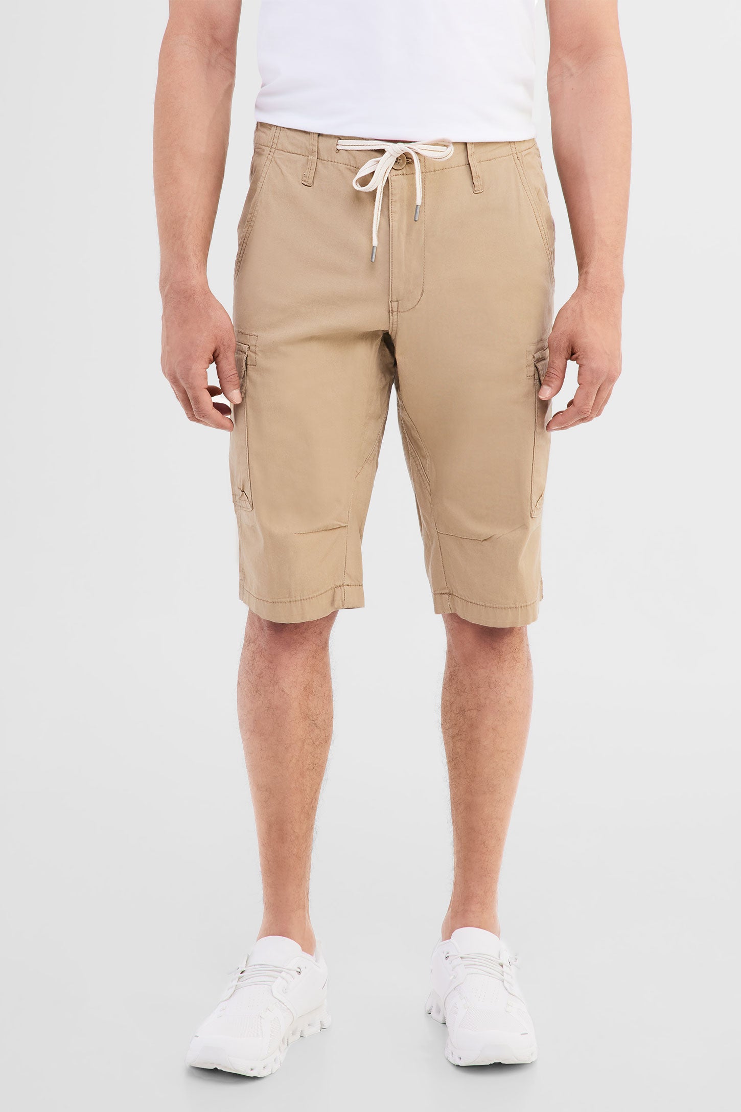 Pantalon capri cargo - Homme && BEIGE