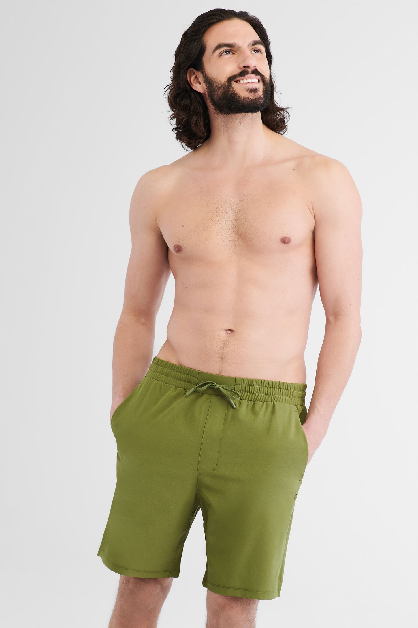 Short maillot de bain BM - Homme && VERT FORET