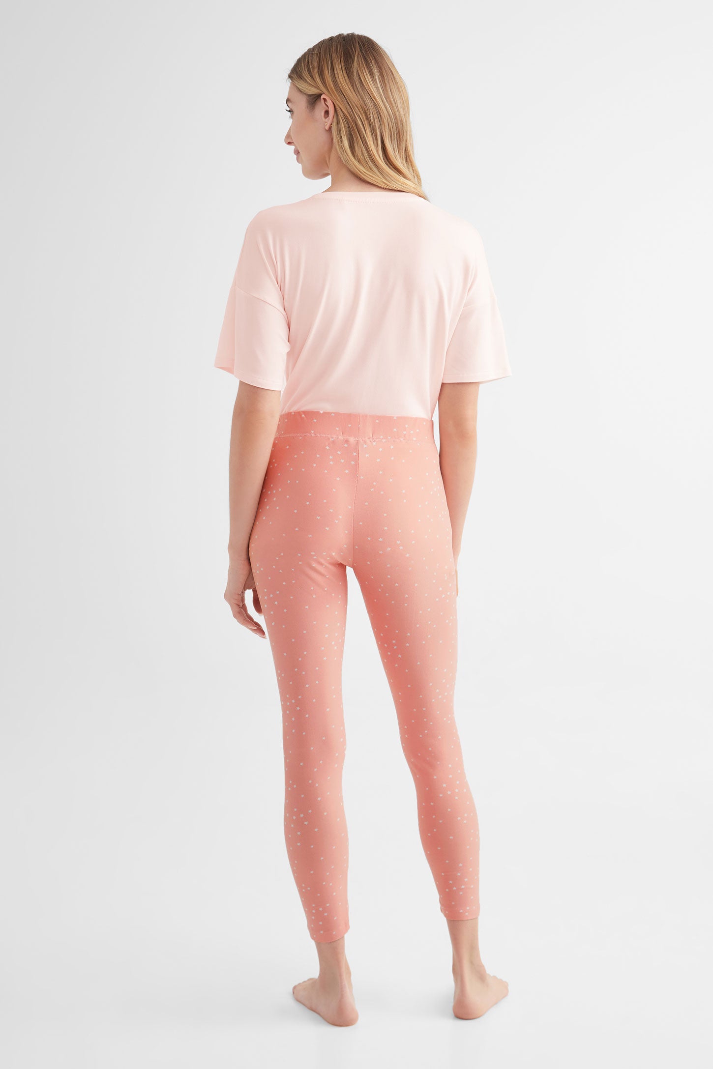 Legging pyjama - Femme && VIEUX ROSE