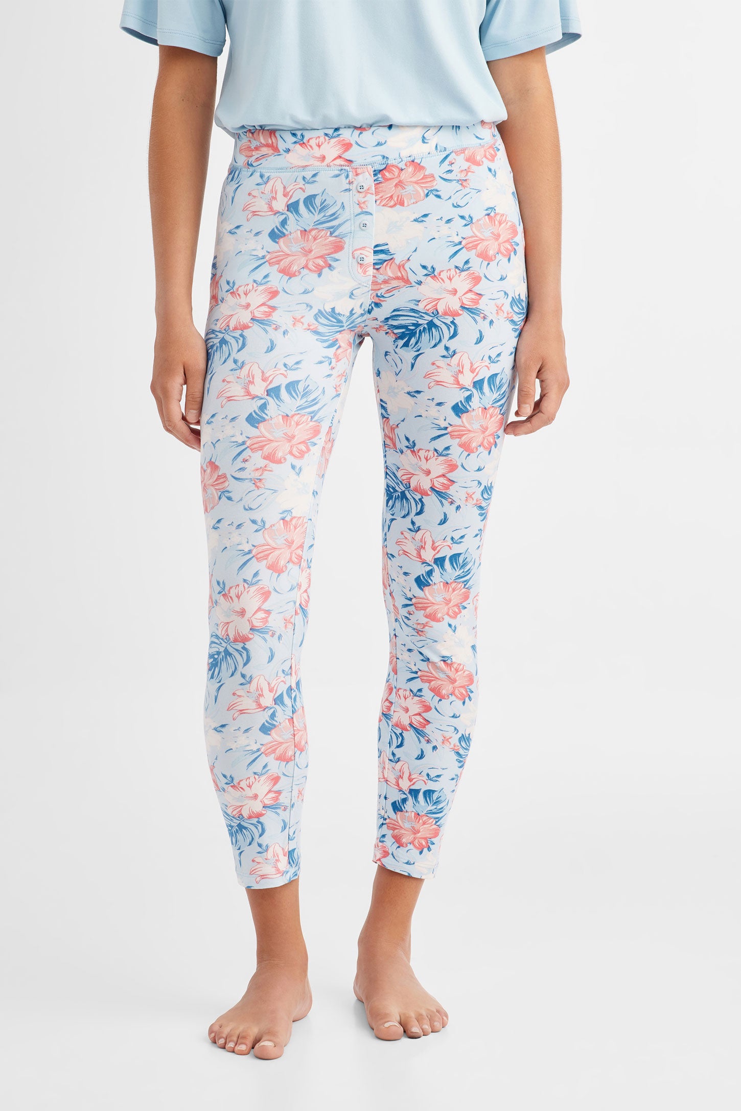 Legging pyjama - Femme && COMBO BLEU