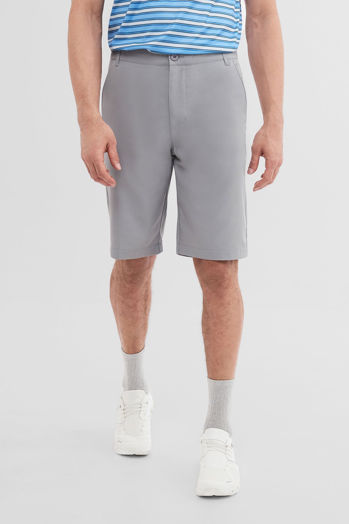 Short golf - Homme && GRIS ACIER